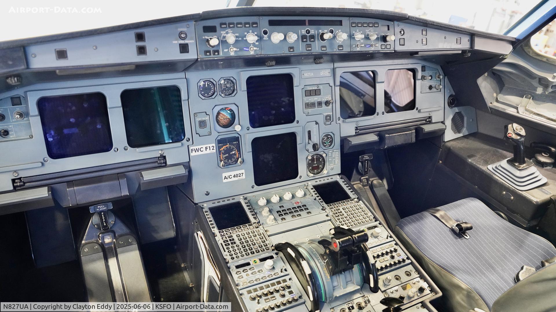N827UA, 1999 Airbus A319-131 C/N 1022, SFO 2025