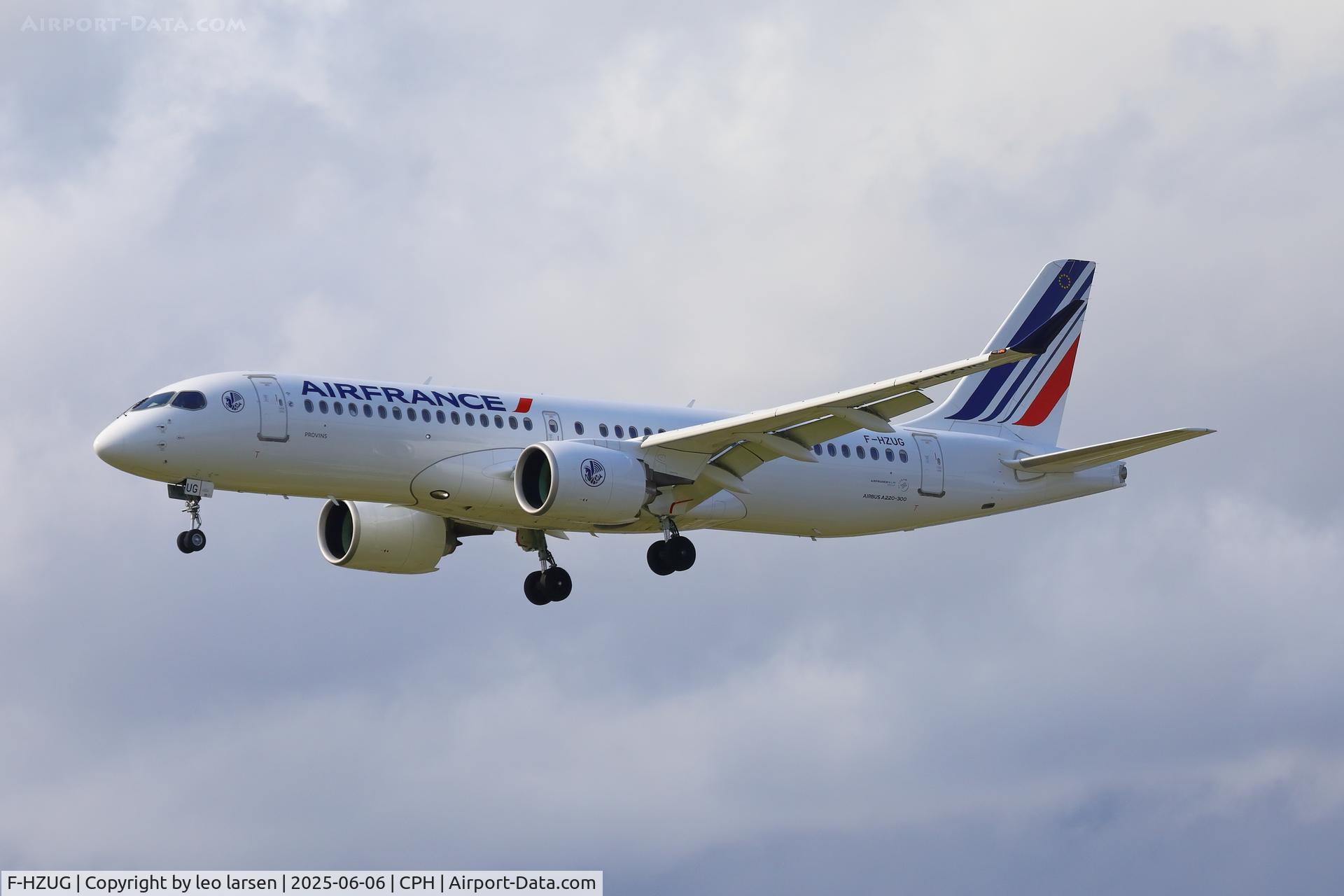 F-HZUG, 2022 Airbus A220-300 C/N 55155, Copenhagen 6.6.2025