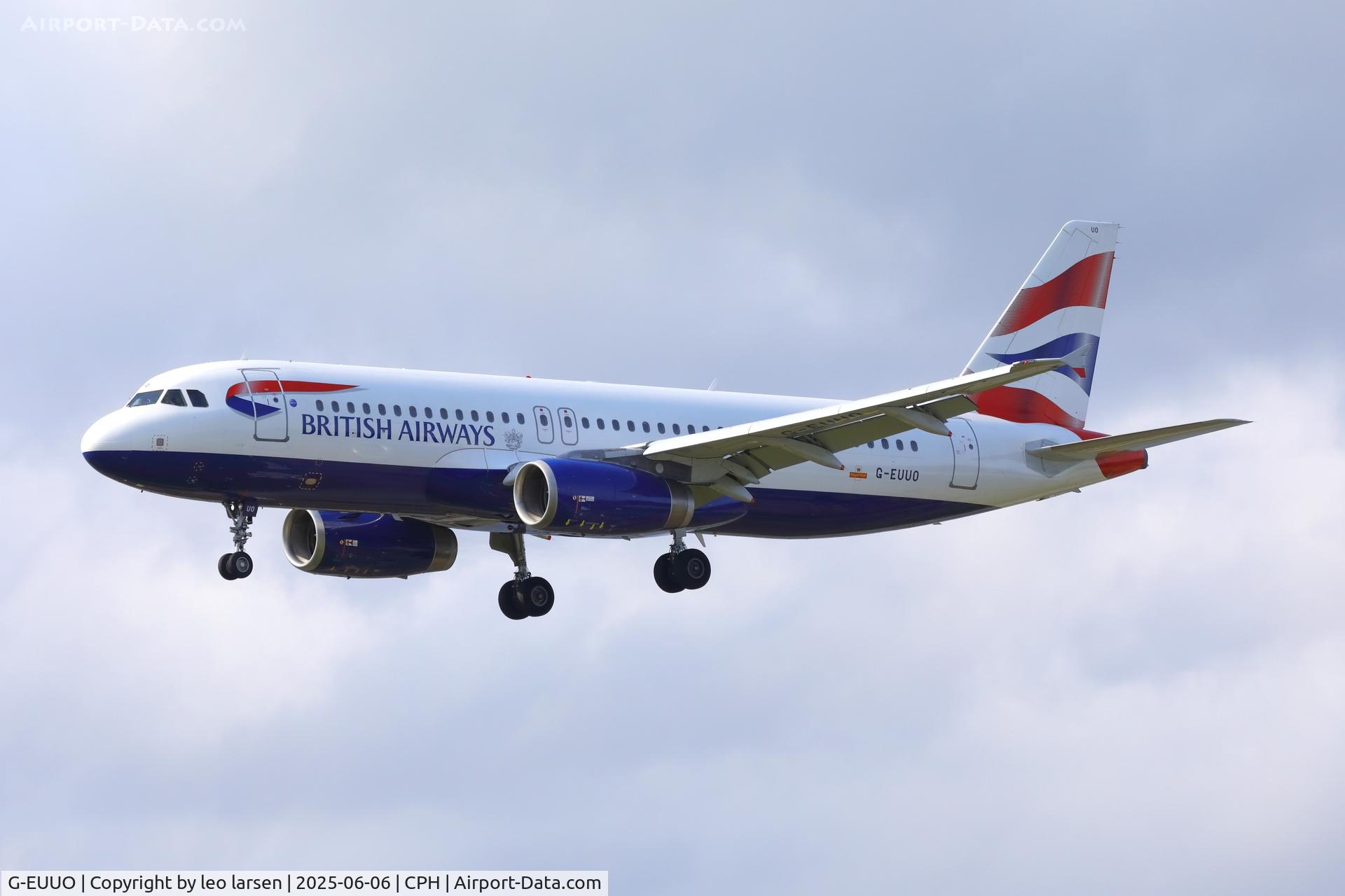 G-EUUO, 2003 Airbus A320-232 C/N 1958, Copenhagen 6.6.2025