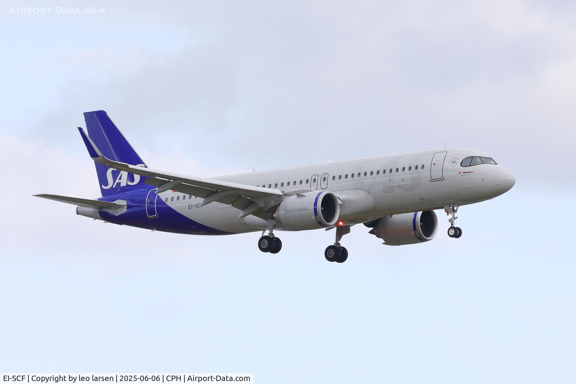 EI-SCF, 2025 Airbus A320-251N C/N 12528, Copenhagen 6.6.2025