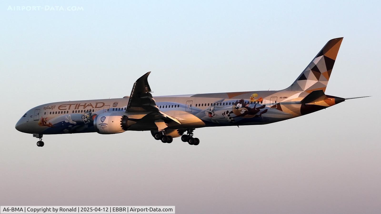 A6-BMA, 2018 Boeing 787-10 Dreamliner C/N 60755, at bru