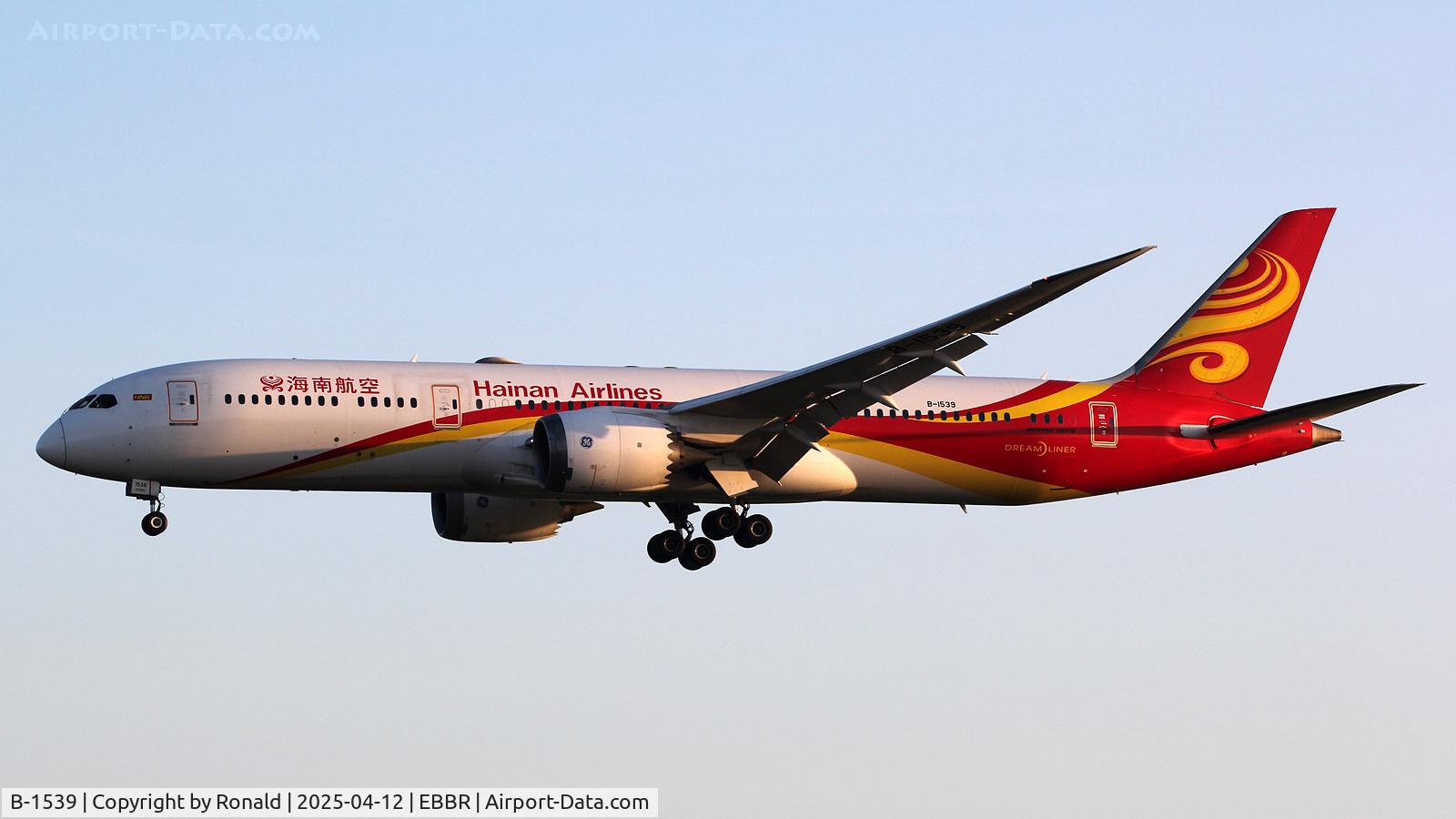 B-1539, 2016 Boeing 787-94P Dreamliner C/N 60284, at ebbr