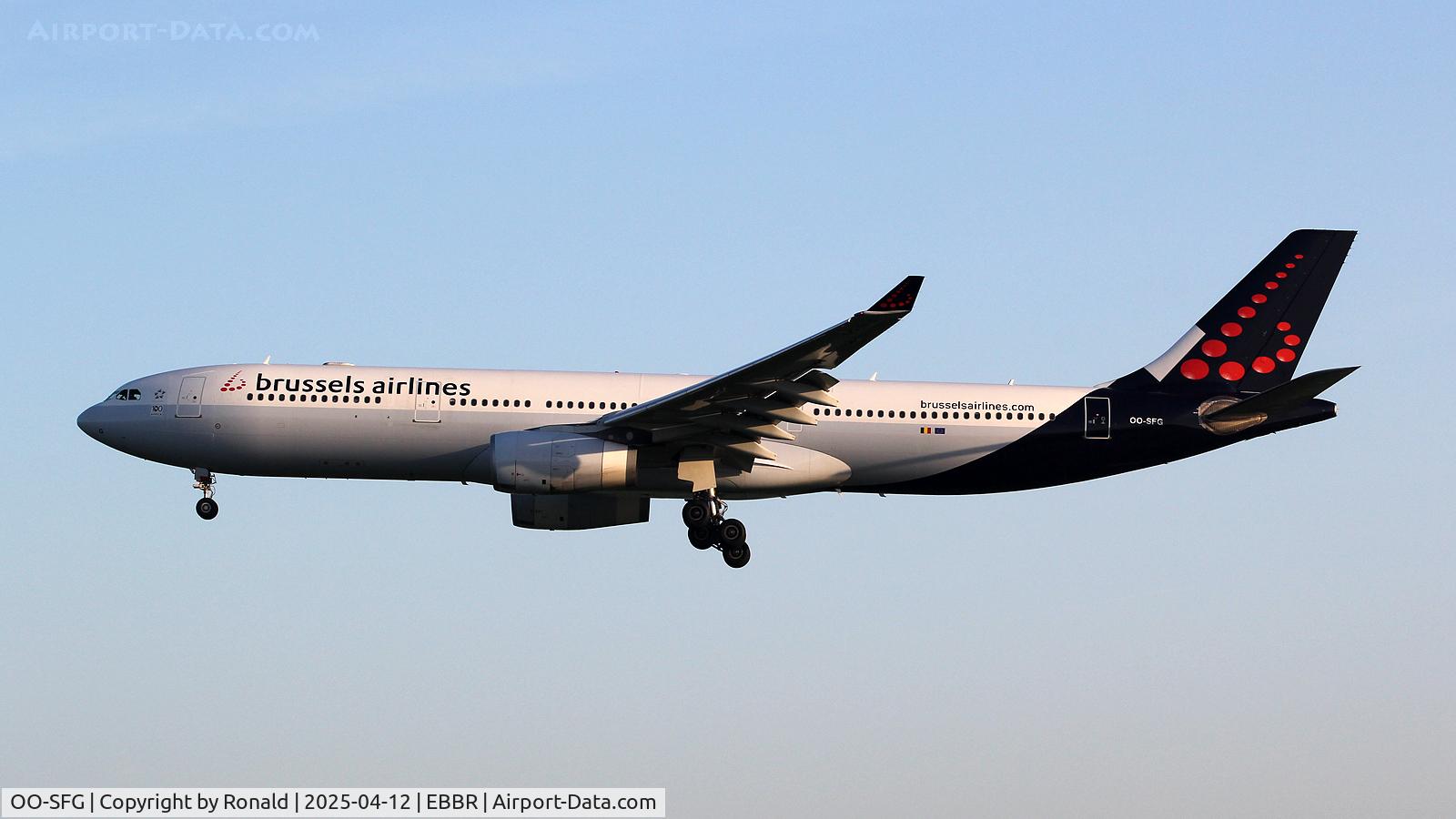 OO-SFG, 2009 Airbus A330-343E C/N 983, at ebbr