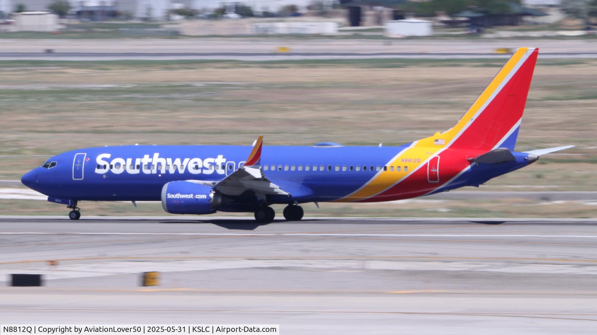 N8812Q, 2021 Boeing 737-8 MAX C/N 42662, Southwest MAX 8