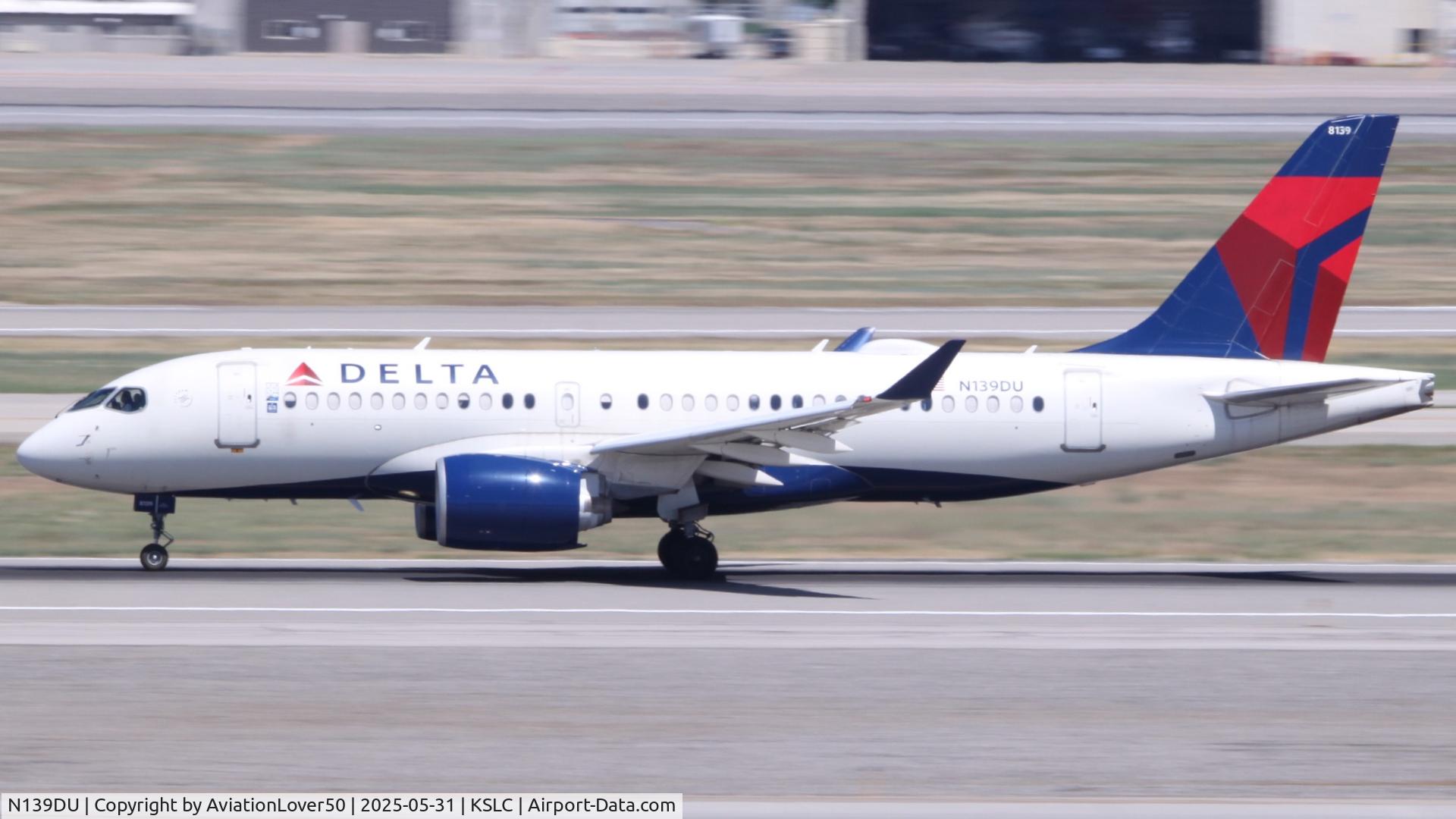 N139DU, 2020 Airbus A220-100 C/N 50058, Delta A221