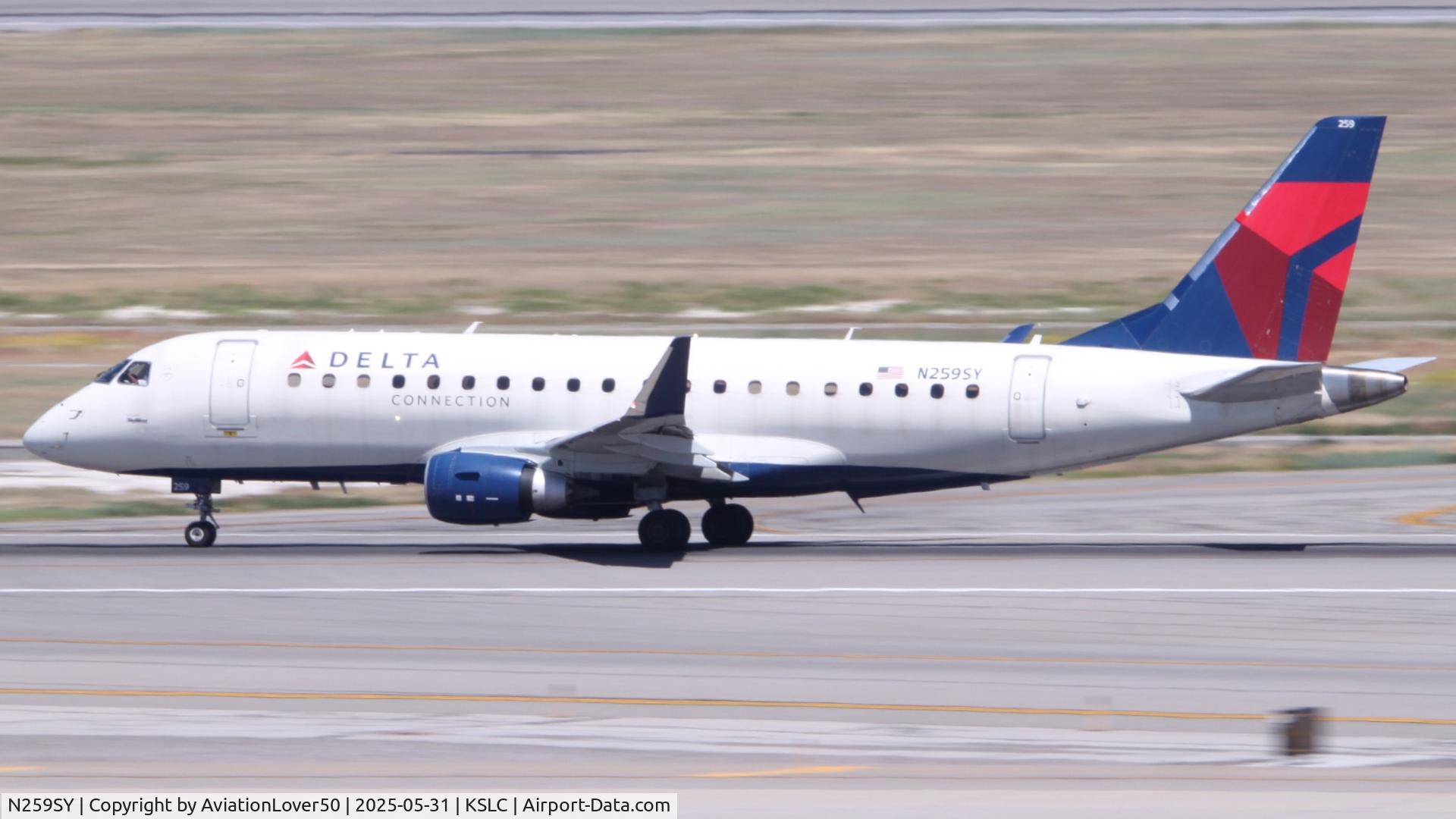 N259SY, 2017 Embraer 175LR (ERJ-170-200LR) C/N 17000656, Delta/SkyWest E175