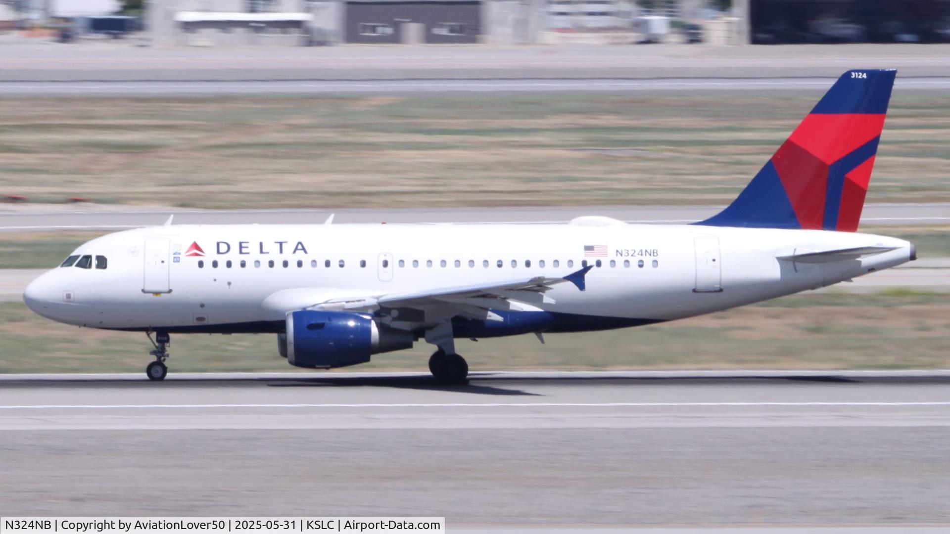 N324NB, 2001 Airbus A319-114 C/N 1456, Delta A319