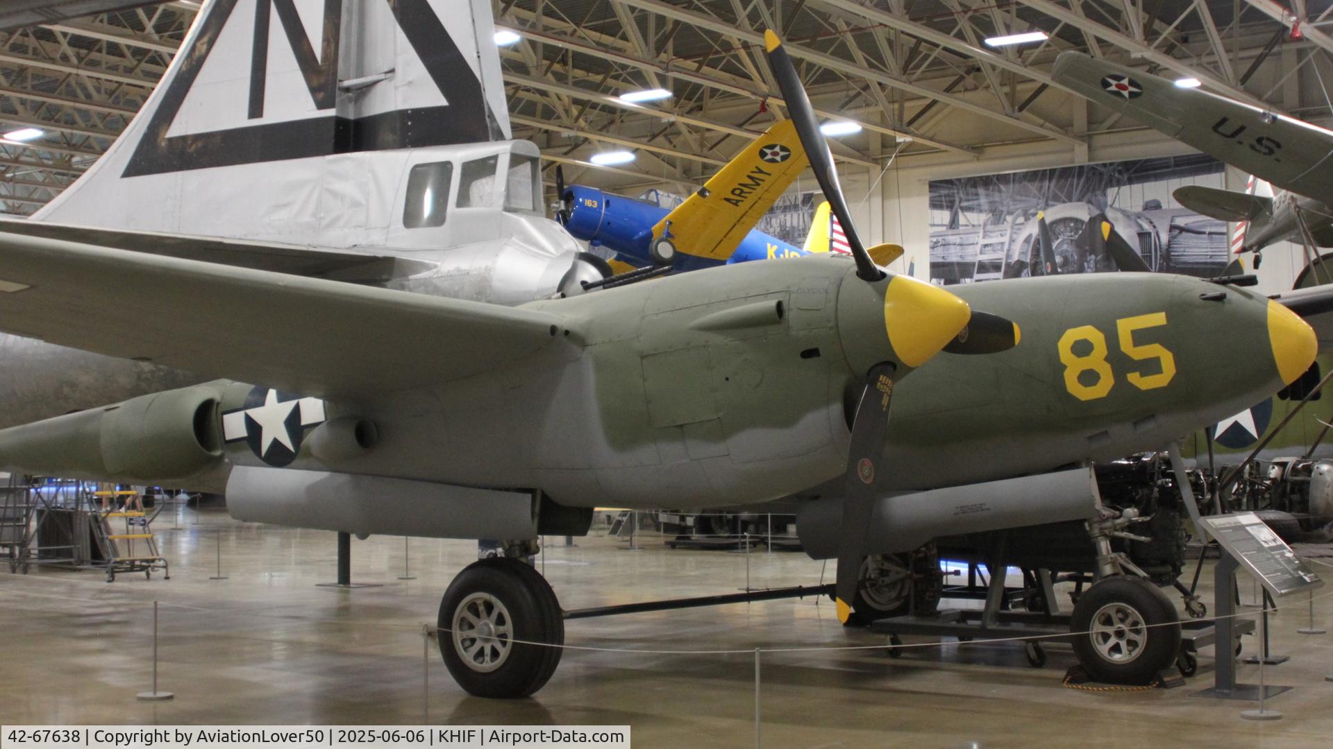42-67638, 1943 Lockheed P-38J Lightning C/N 2149, P-38J