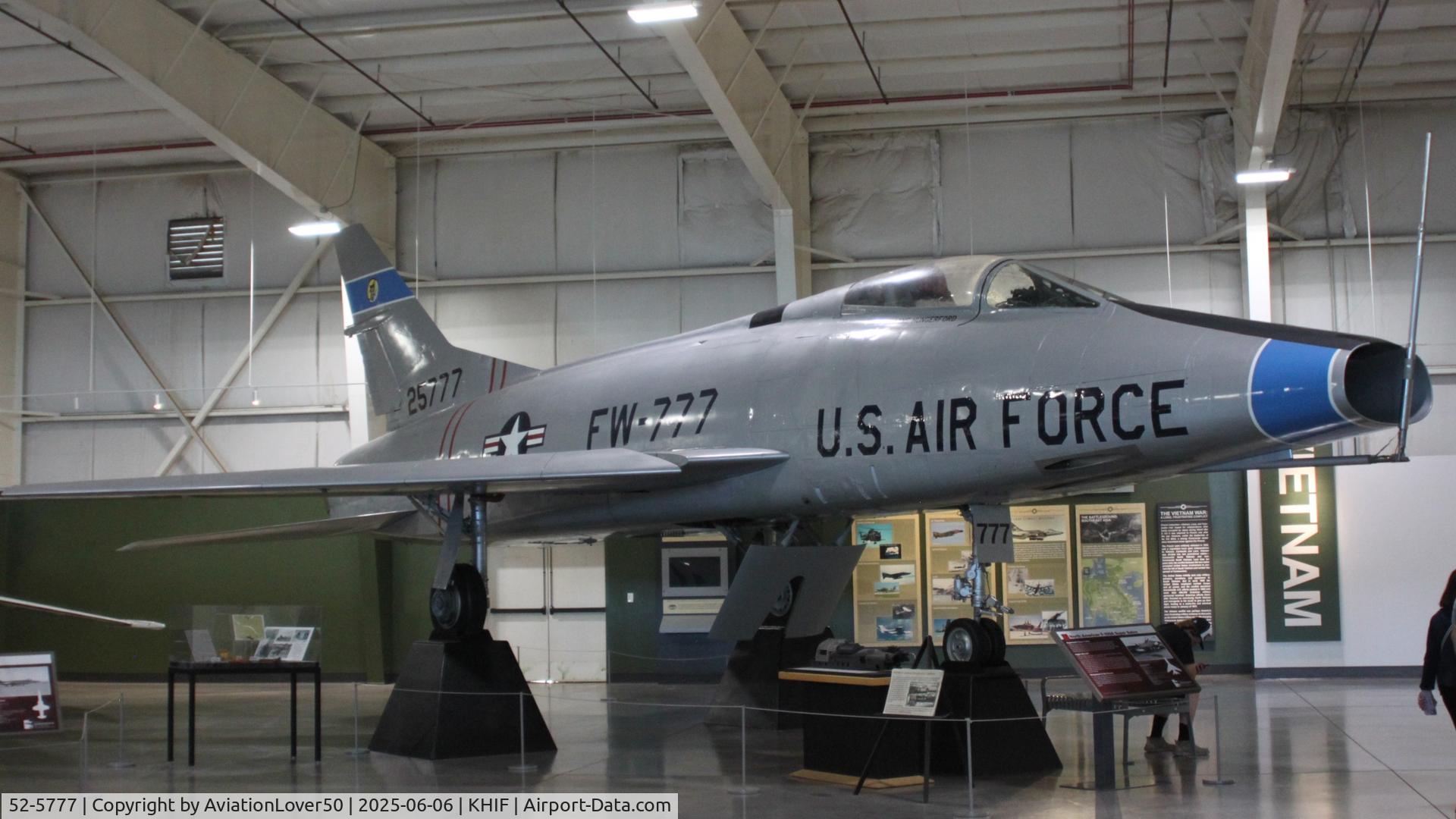 52-5777, 1952 North American F-100A Super Sabre C/N 192-22, F-100A