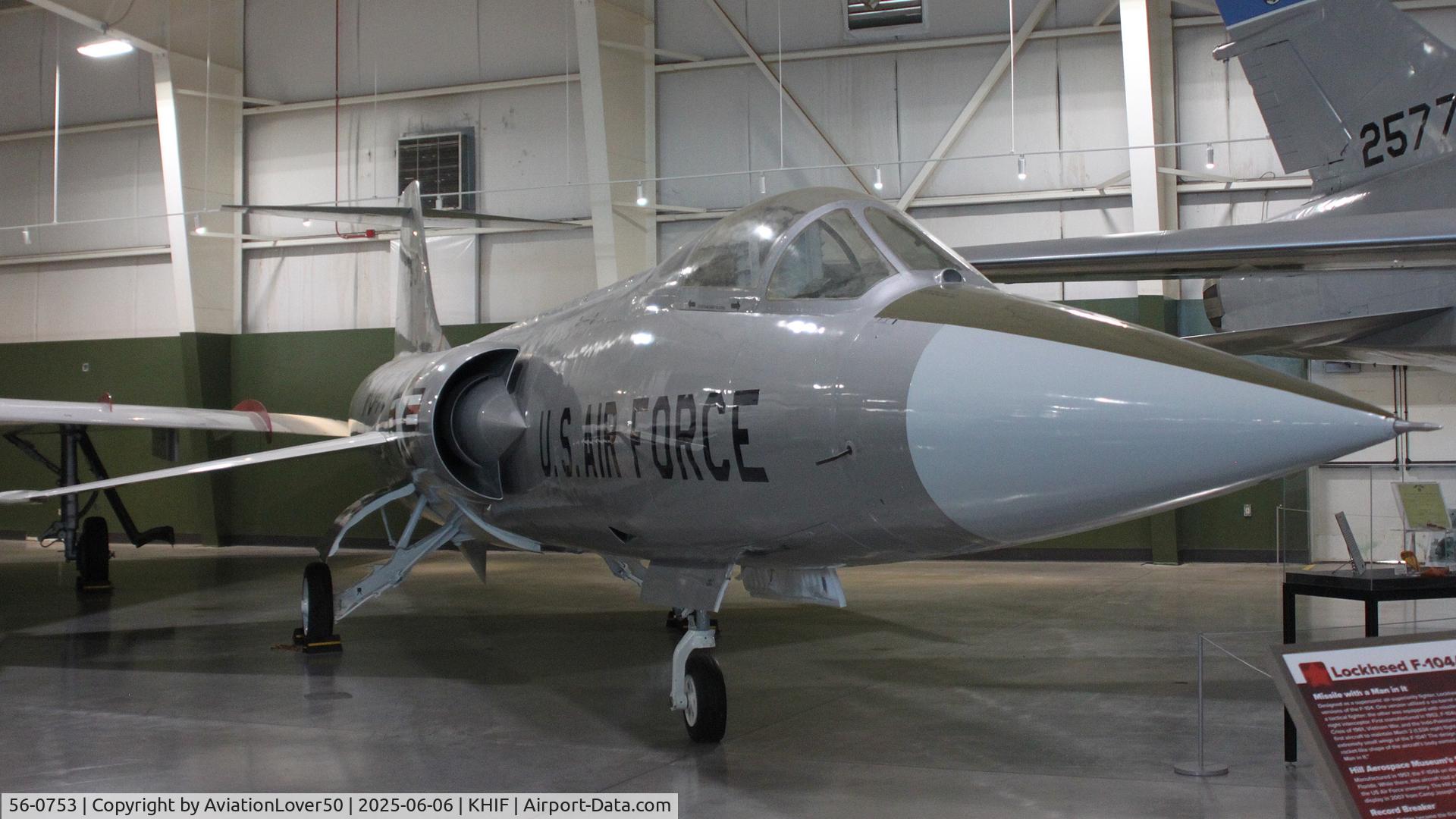 56-0753, 1956 Lockheed F-104A Starfighter C/N 183-1041, F-104A