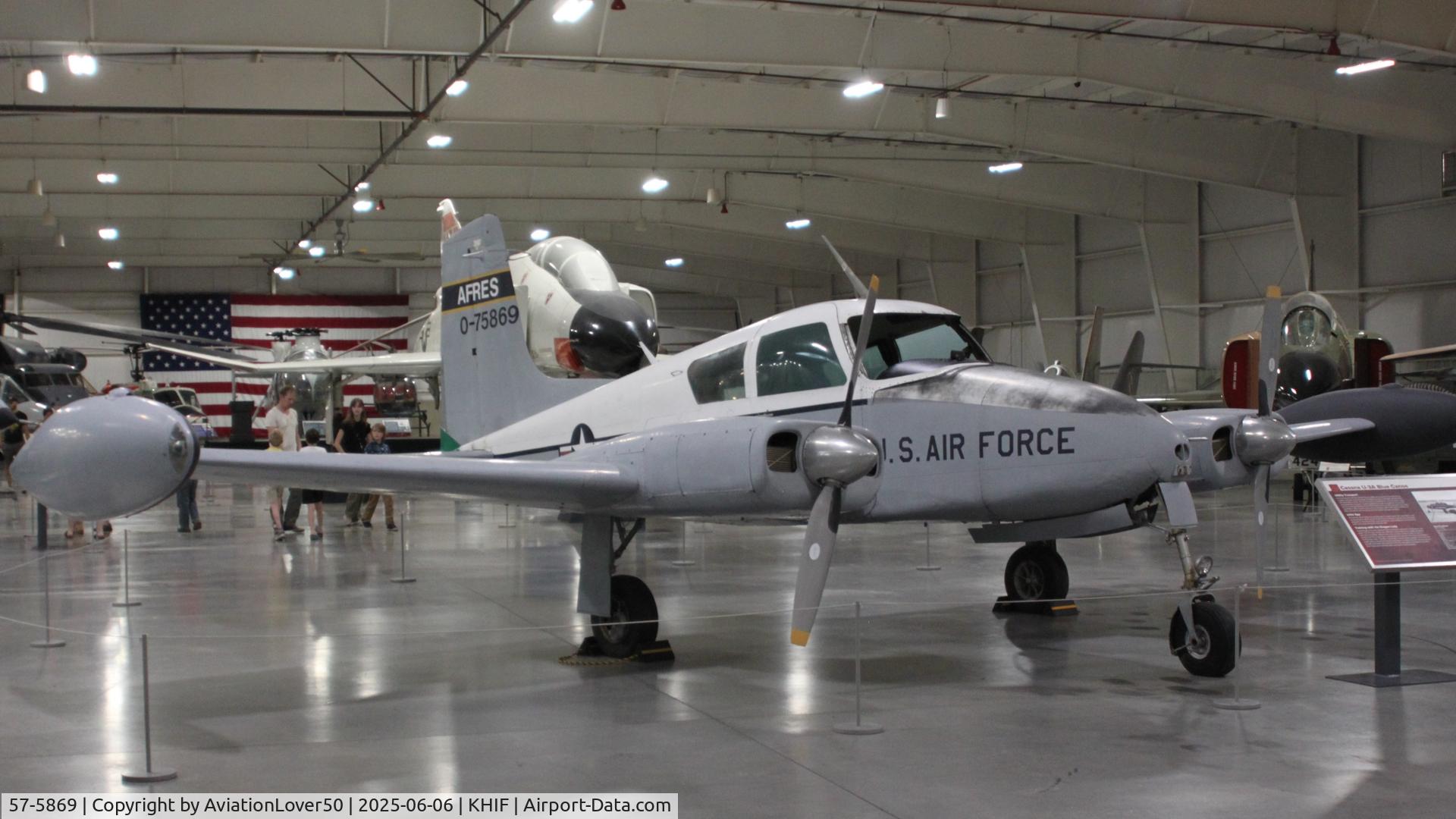 57-5869, 1956 Cessna U-3A Blue Canoe (310A) C/N 38024, U-3A