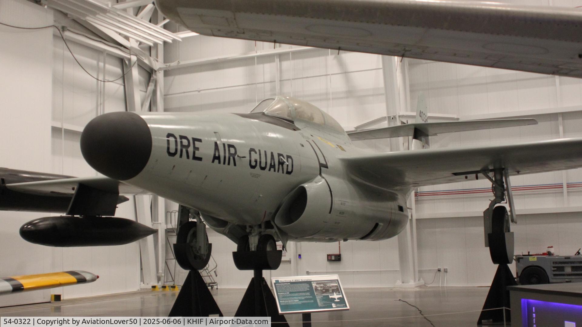 54-0322, 1954 Northrop F-89H Scorpion C/N Not found 54-0322, F-89H