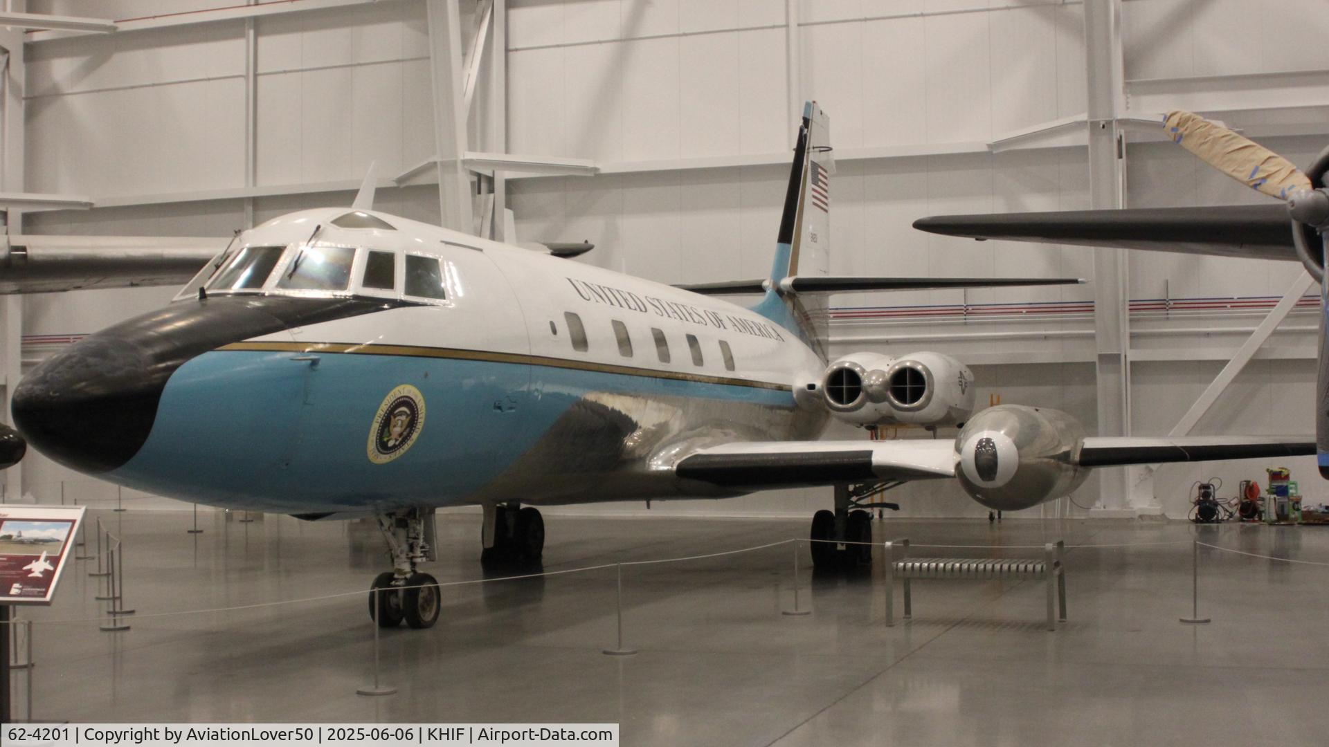 62-4201, 1963 Lockheed L-1329 (C-140B) Jetstar 6 C/N 5045, VC-140B