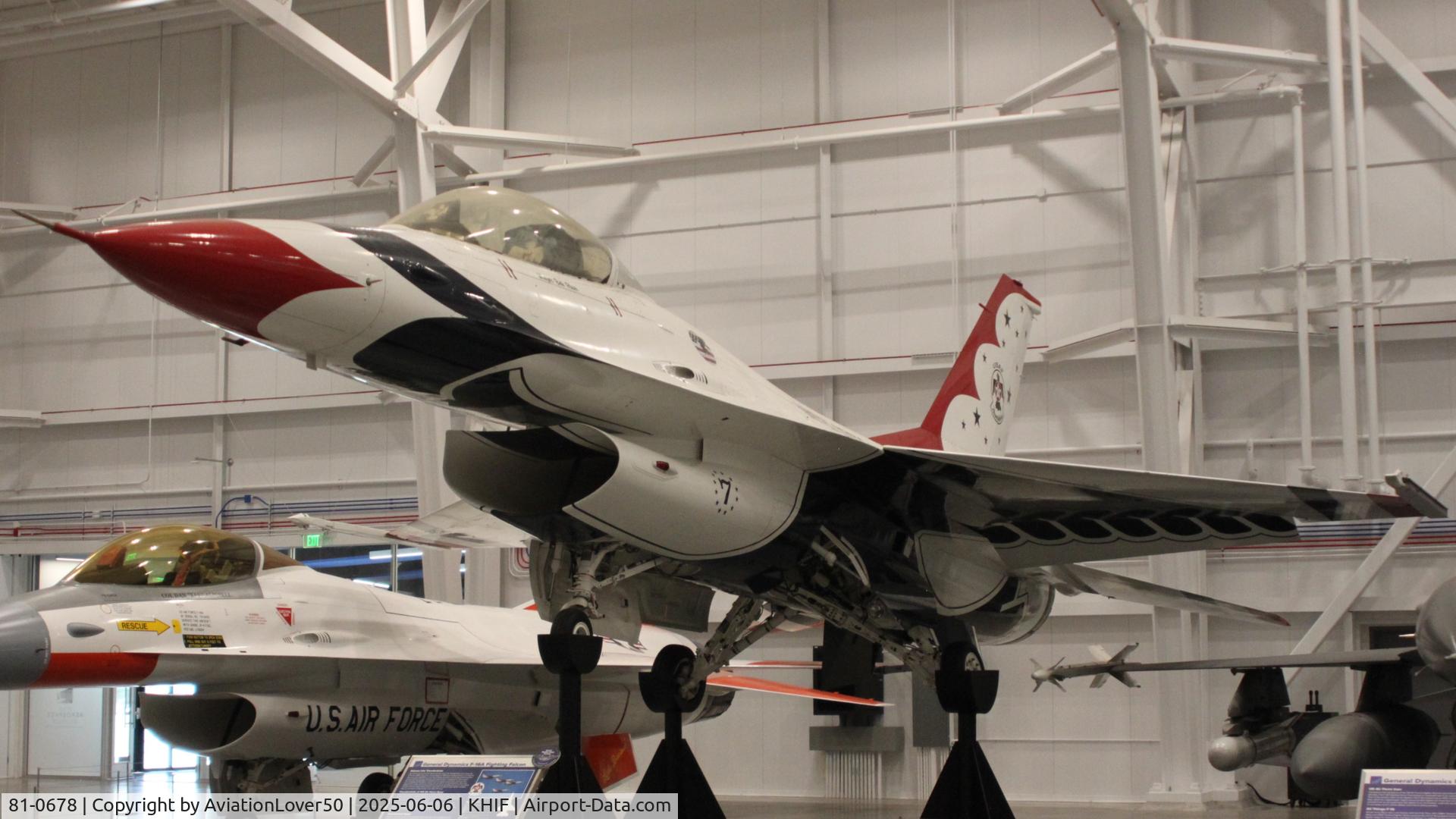 81-0678, 1981 General Dynamics GF-16A Fighting Falcon C/N 61-359, F-16A