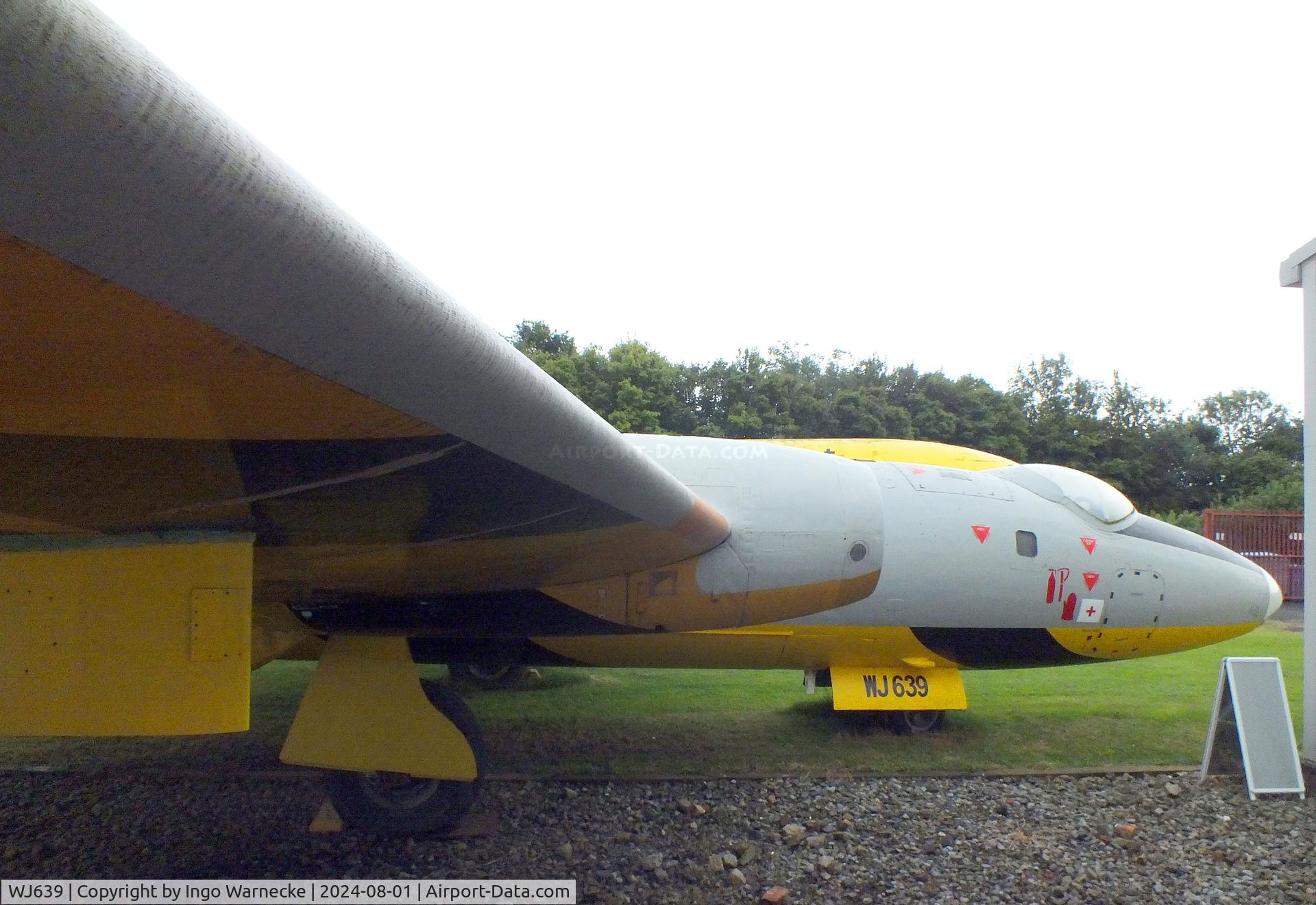 WJ639, English Electric Canberra TT.18 C/N HP-206B, English Electric Canberra TT18 at the NELSAM, Sunderland
