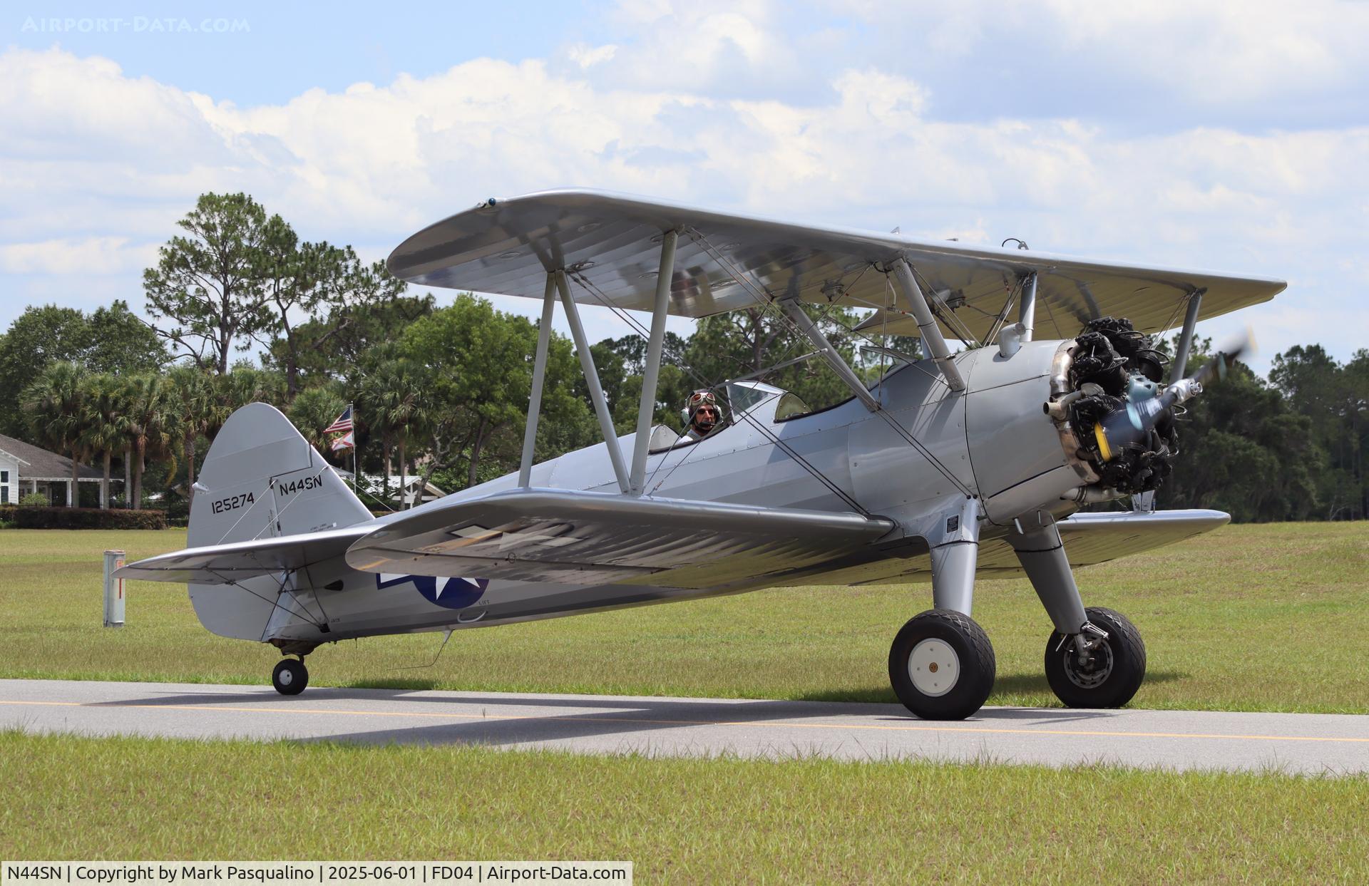 N44SN, 1941 Boeing A75N1(PT17) C/N 75-2763, Stearman
