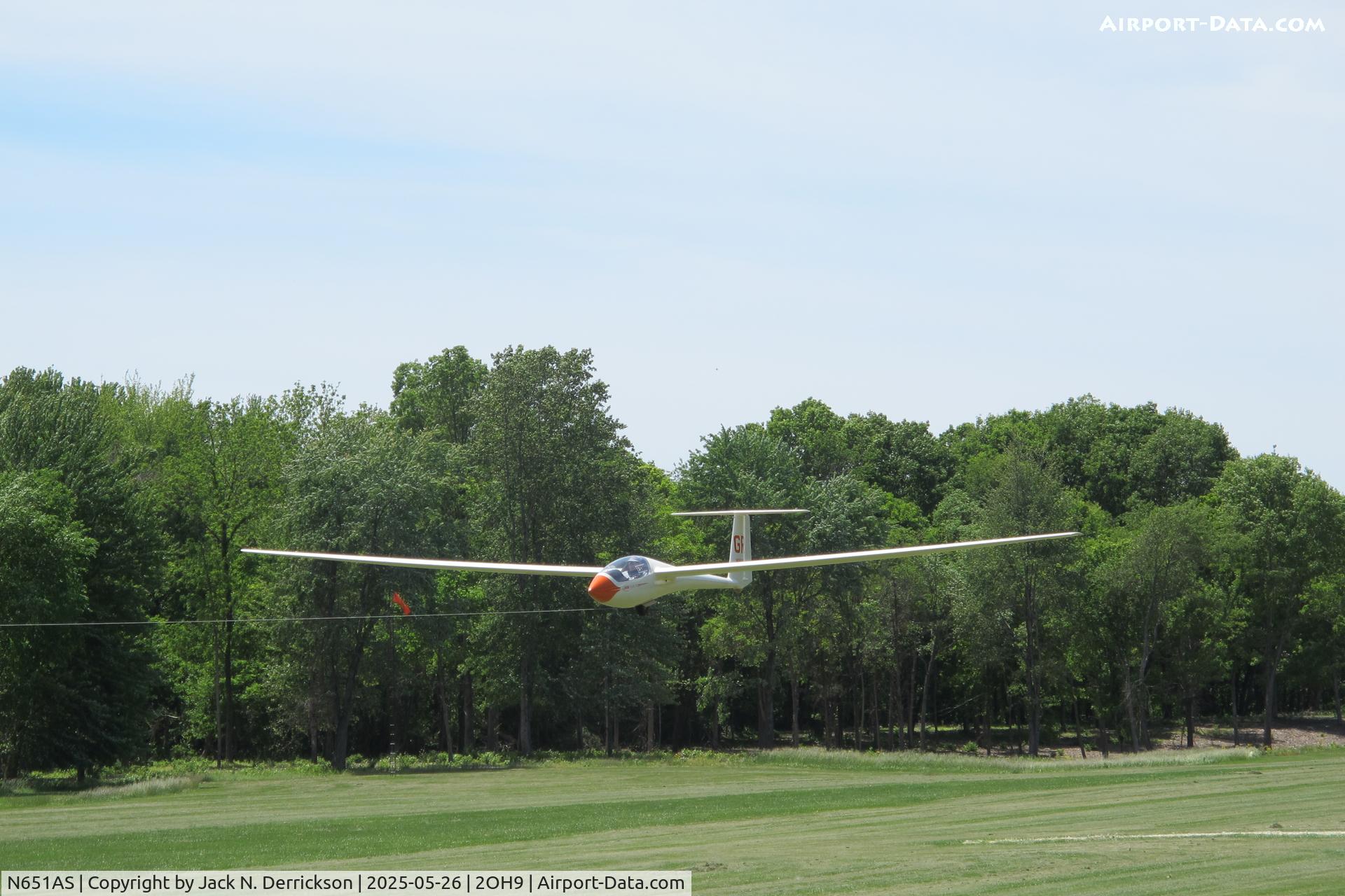 N651AS, 1979 Schleicher ASW-19B C/N 19289, Wright Memorial