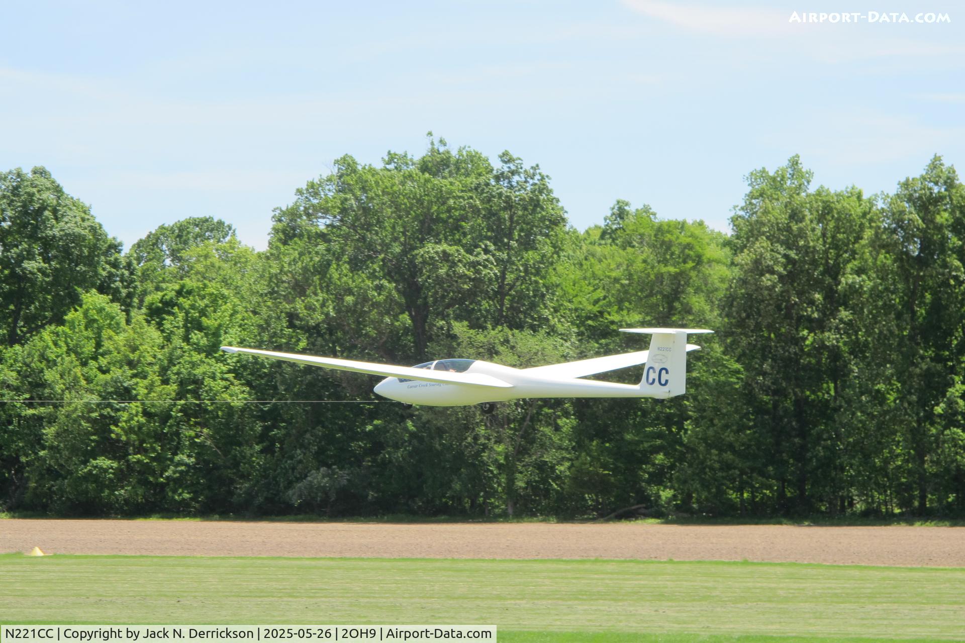 N221CC, 2001 Schleicher ASK-21 C/N 21733, Wright Memorial