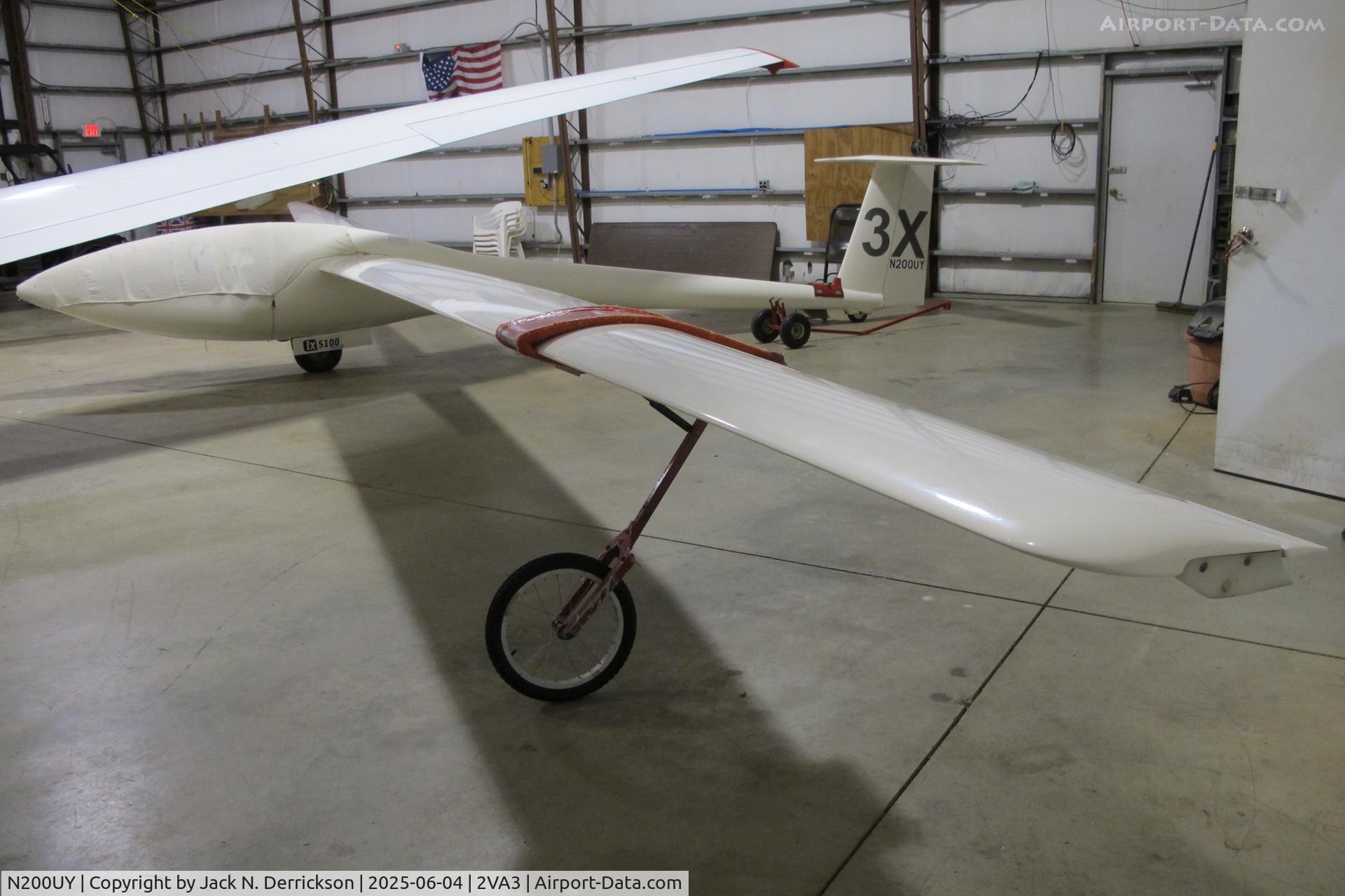 N200UY, 1979 Glaser-Dirks DG-200 C/N 2-69, Merlin