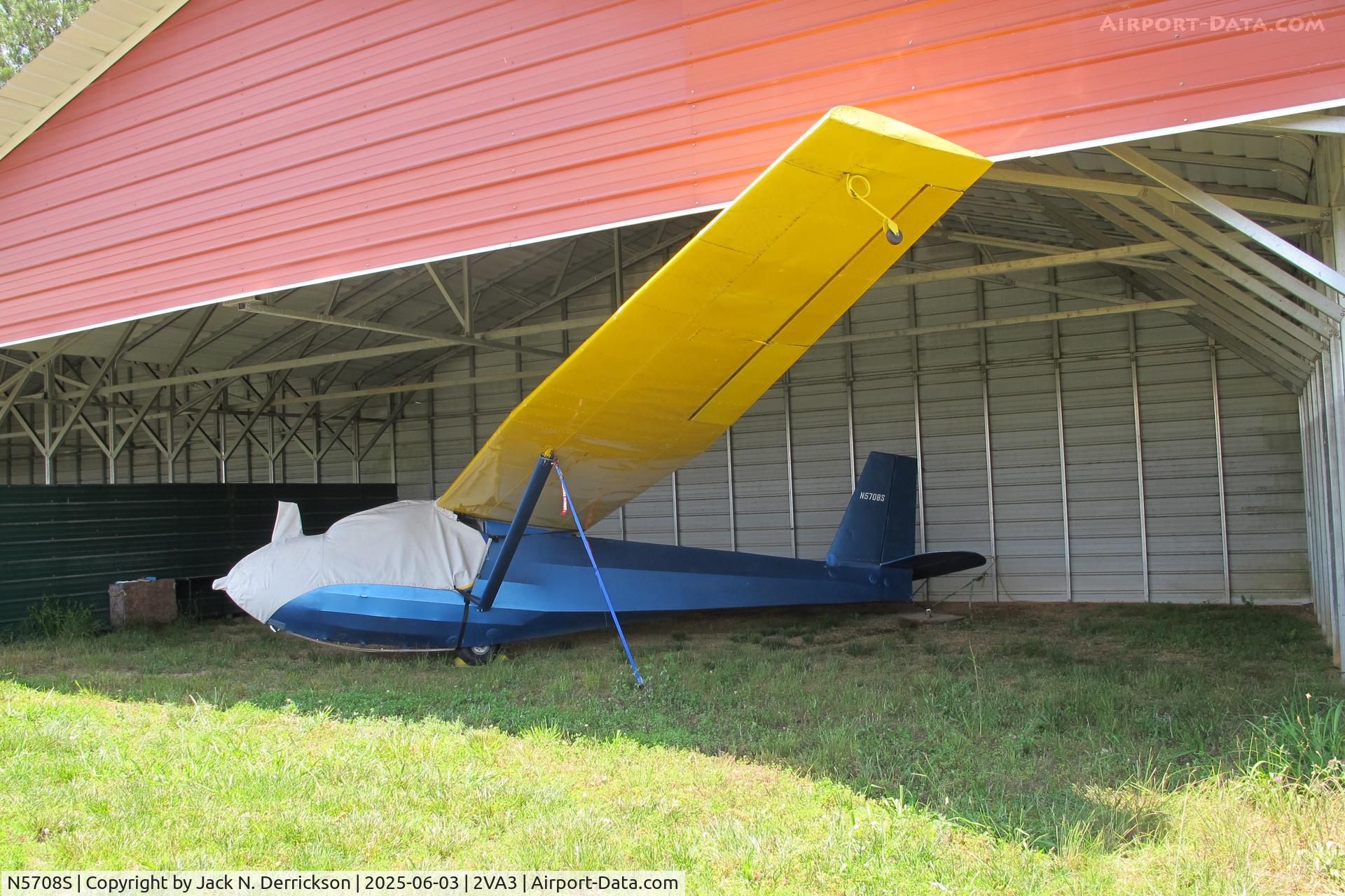 N5708S, 1967 Schweizer SGS 2-33 C/N 55, Merlin