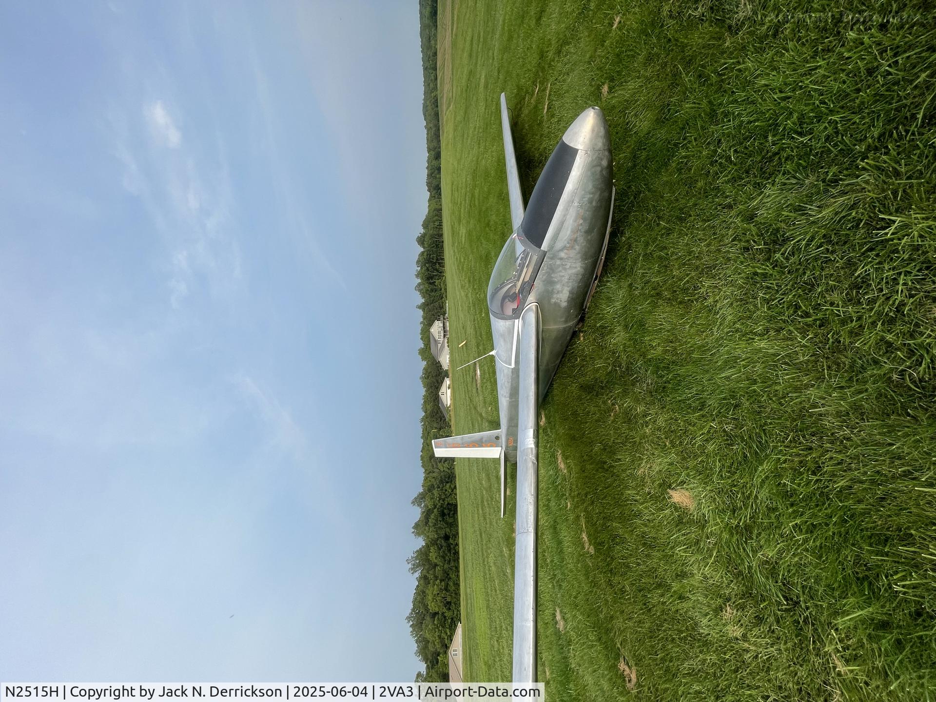 N2515H, 1976 Schweizer SGS 1-26E C/N 655, Merlin