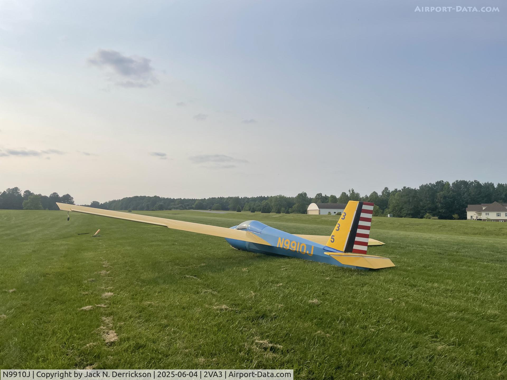 N9910J, 1966 Schweizer SGS 1-26B C/N 335, Merlin