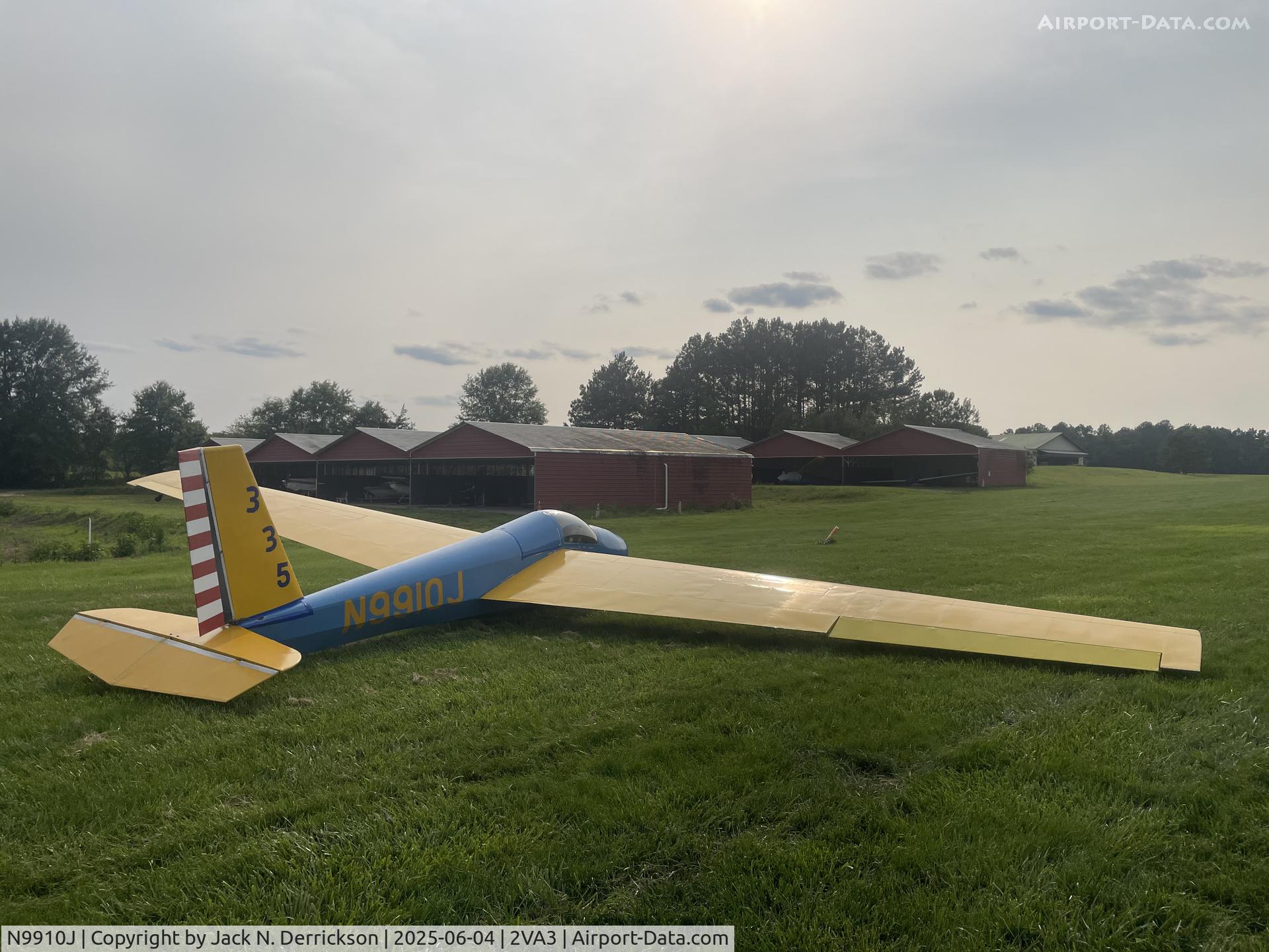 N9910J, 1966 Schweizer SGS 1-26B C/N 335, Merlin