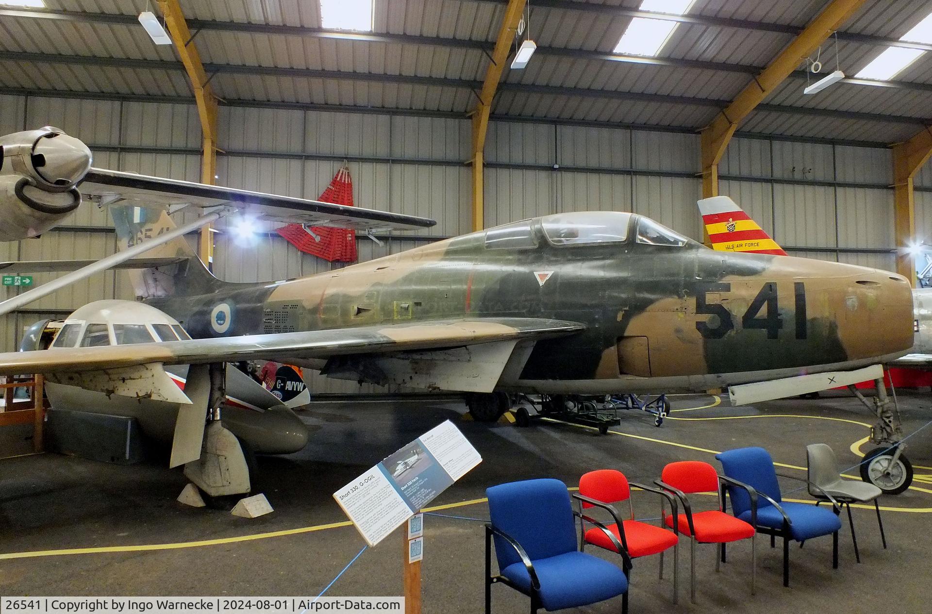 26541, Republic F-84F Thunderstreak C/N 52-6541, Republic F-84F Thunderstreak at the NELSAM, Sunderland