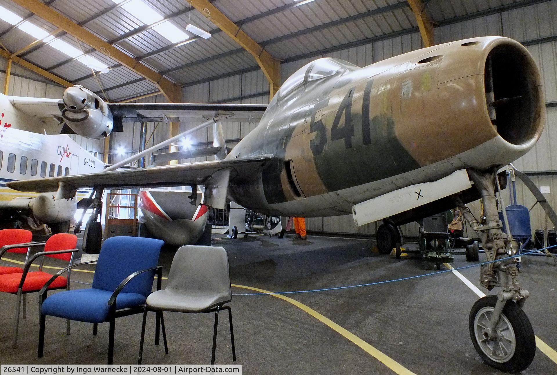 26541, Republic F-84F Thunderstreak C/N 52-6541, Republic F-84F Thunderstreak at the NELSAM, Sunderland
