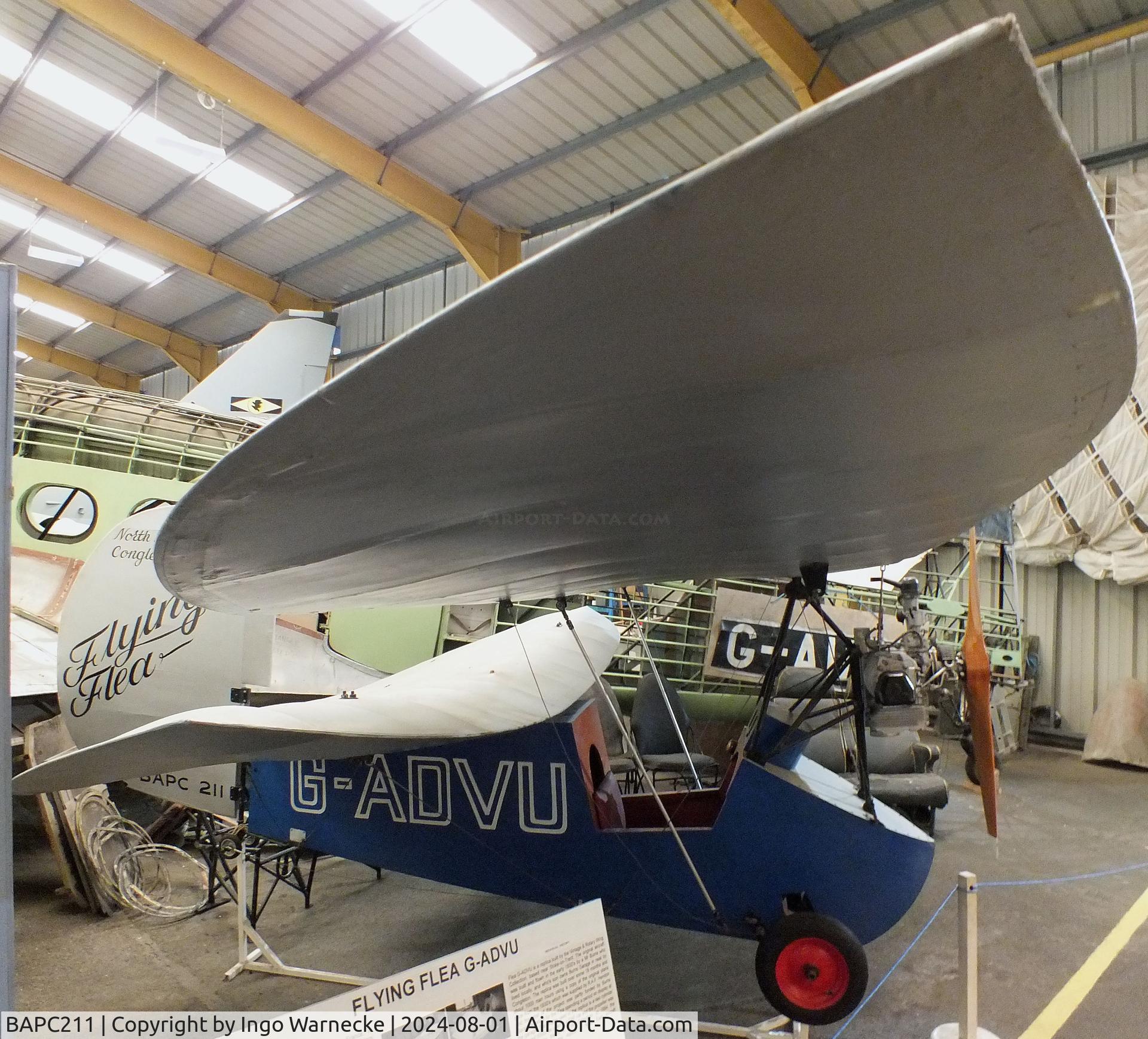 BAPC211, Mignet HM.14 Pou-du-Ciel C/N BAPC.211, Mignet HM.14 Pou-du-Ciel at the NELSAM, Sunderland