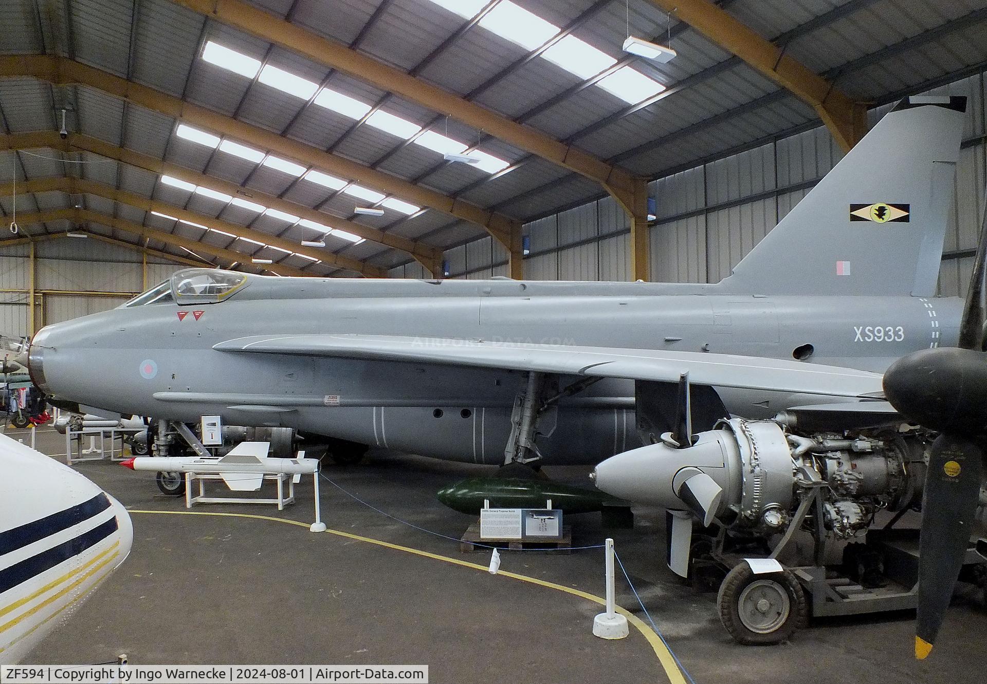 ZF594, English Electric Lightning F.53 C/N 95303, English Electric Lightning F53 (ex RSAF 53-696, displayed as XS933) at the NELSAM, Sunderland
