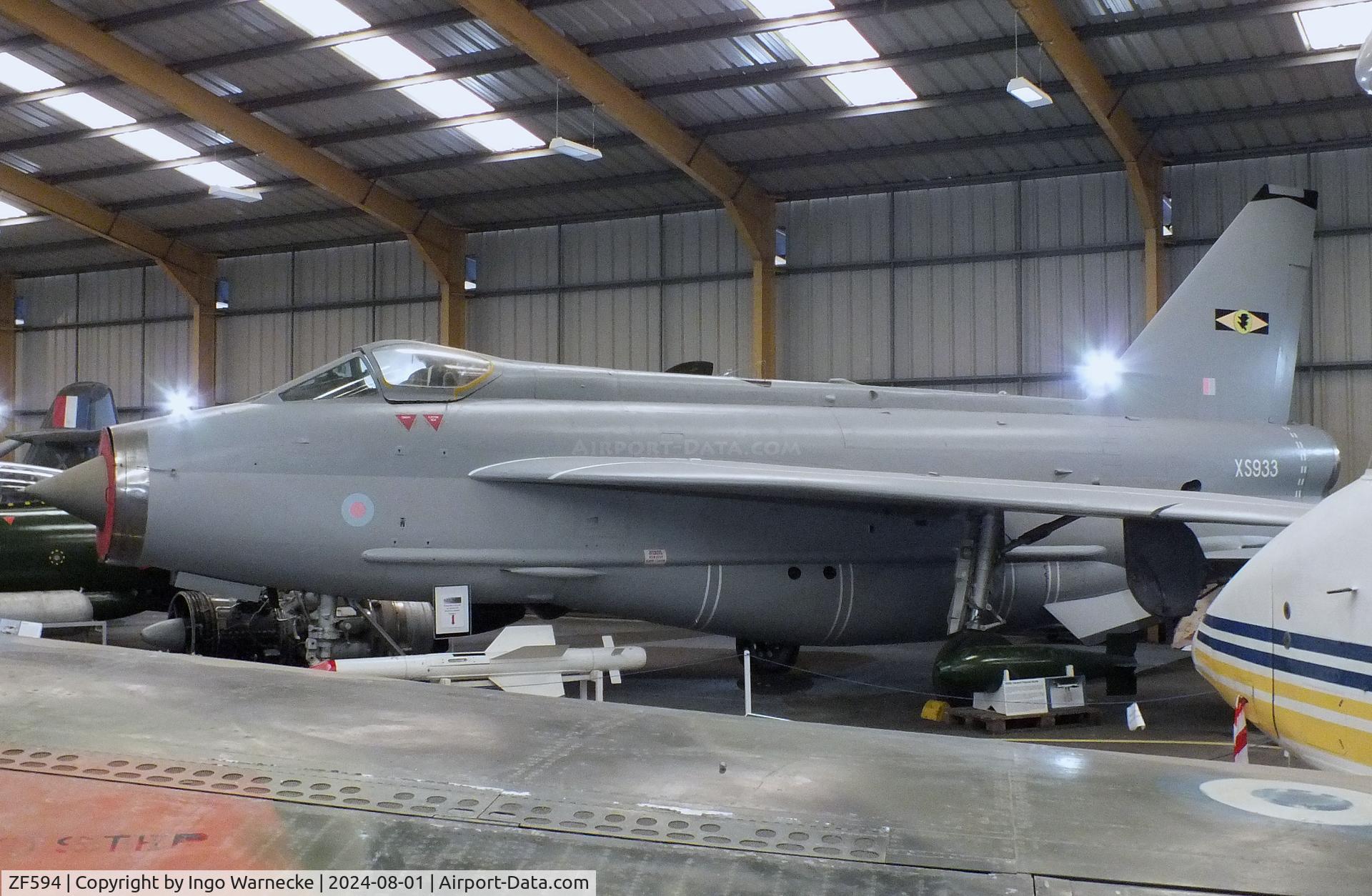 ZF594, English Electric Lightning F.53 C/N 95303, English Electric Lightning F53 (ex RSAF 53-696, displayed as XS933) at the NELSAM, Sunderland