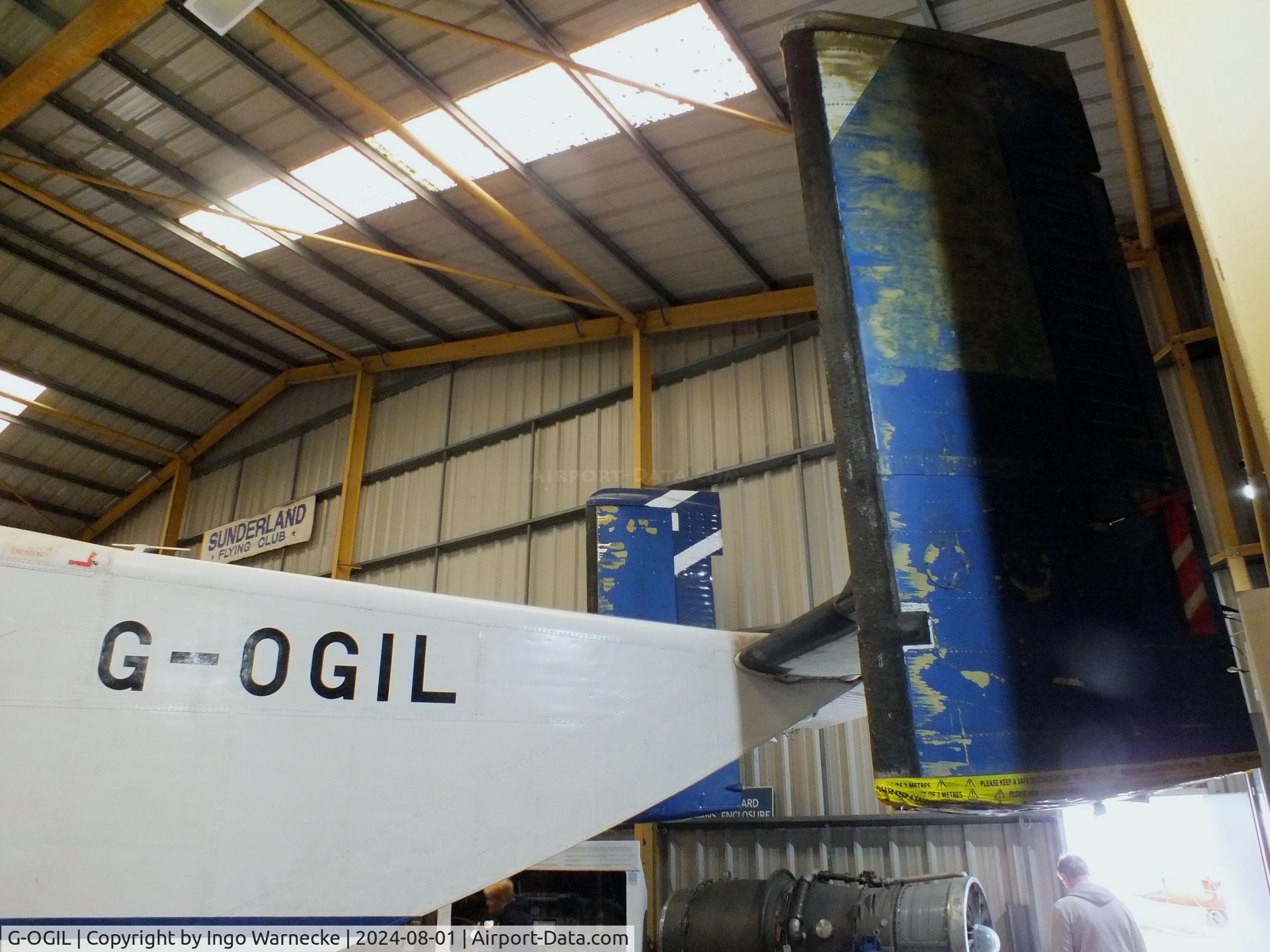 G-OGIL, 1981 Short 330-100 C/N SH.3068, Short 330-100 at the NELSAM, Sunderland
