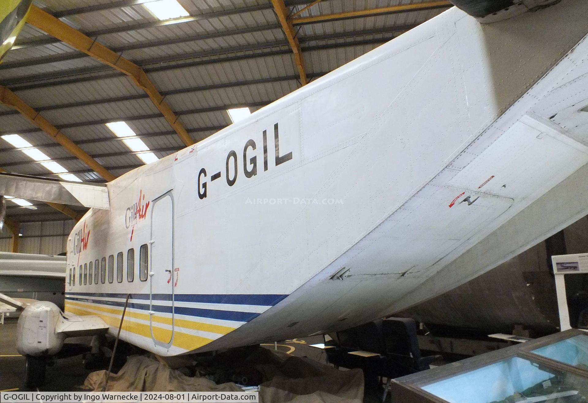 G-OGIL, 1981 Short 330-100 C/N SH.3068, Short 330-100 at the NELSAM, Sunderland