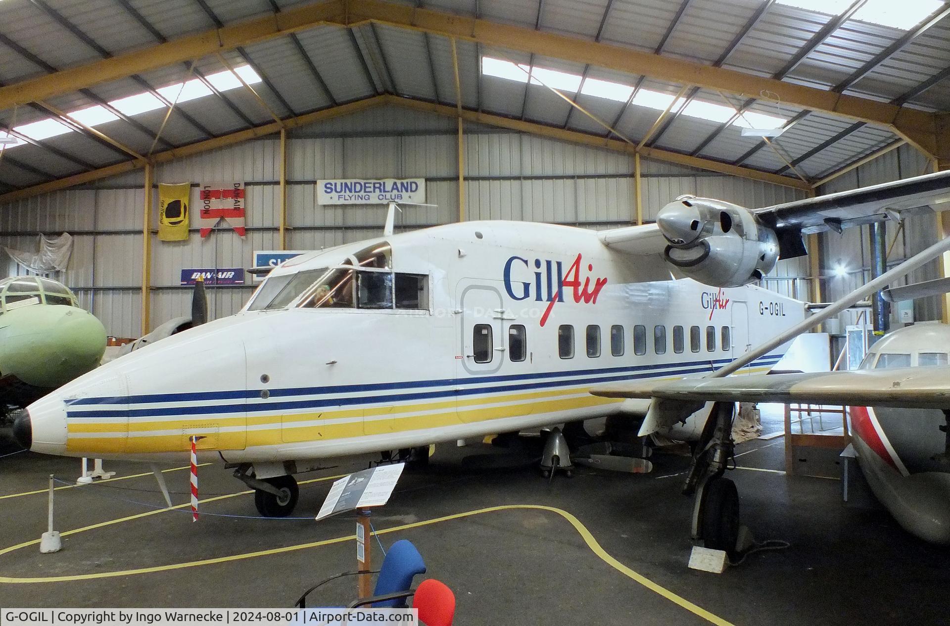 G-OGIL, 1981 Short 330-100 C/N SH.3068, Short 330-100 at the NELSAM, Sunderland