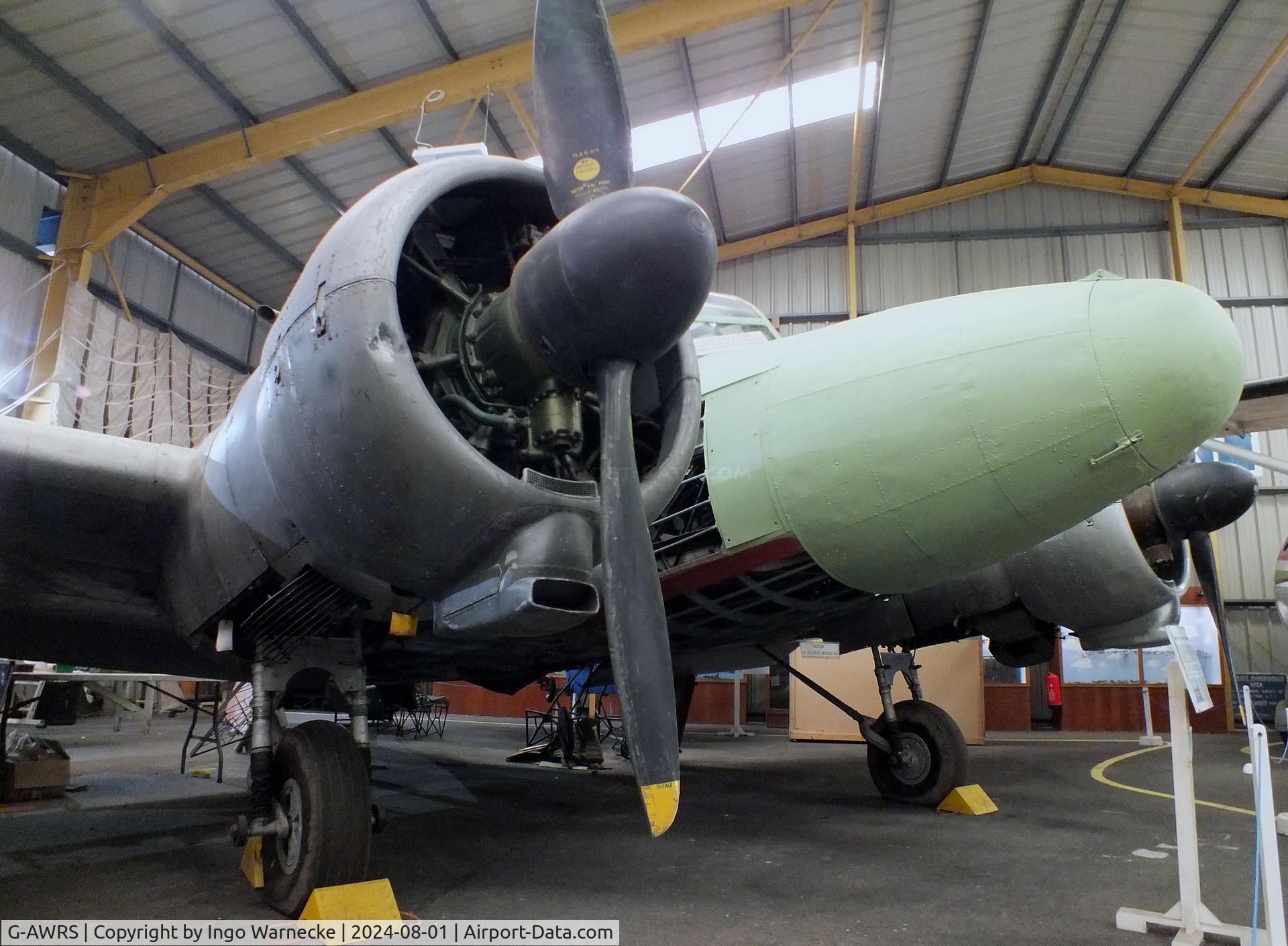 G-AWRS, Avro 652A Anson C.19 Srs 2 C/N 33785, Avro 652A Anson C19 Srs2 getting restored at the NELSAM, Sunderland