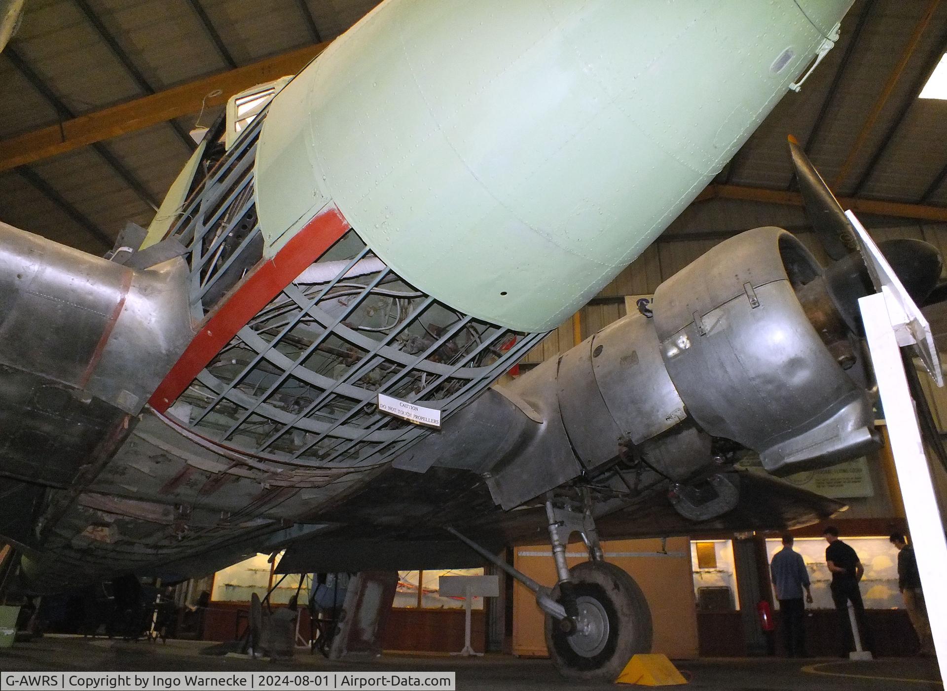 G-AWRS, Avro 652A Anson C.19 Srs 2 C/N 33785, Avro 652A Anson C19 Srs2 getting restored at the NELSAM, Sunderland