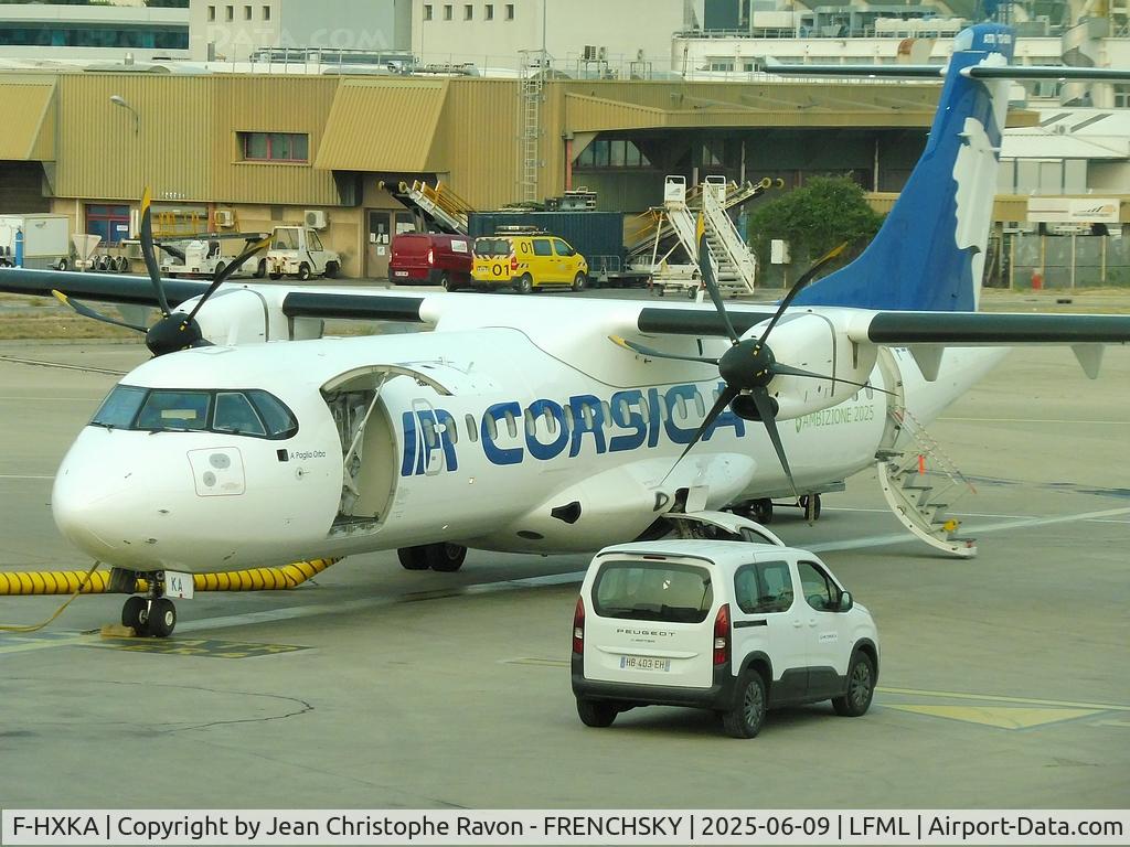 F-HXKA, 2022 ATR 72-600 C/N 1648, Marseille (MRS)	Figari (FSC)	XK457