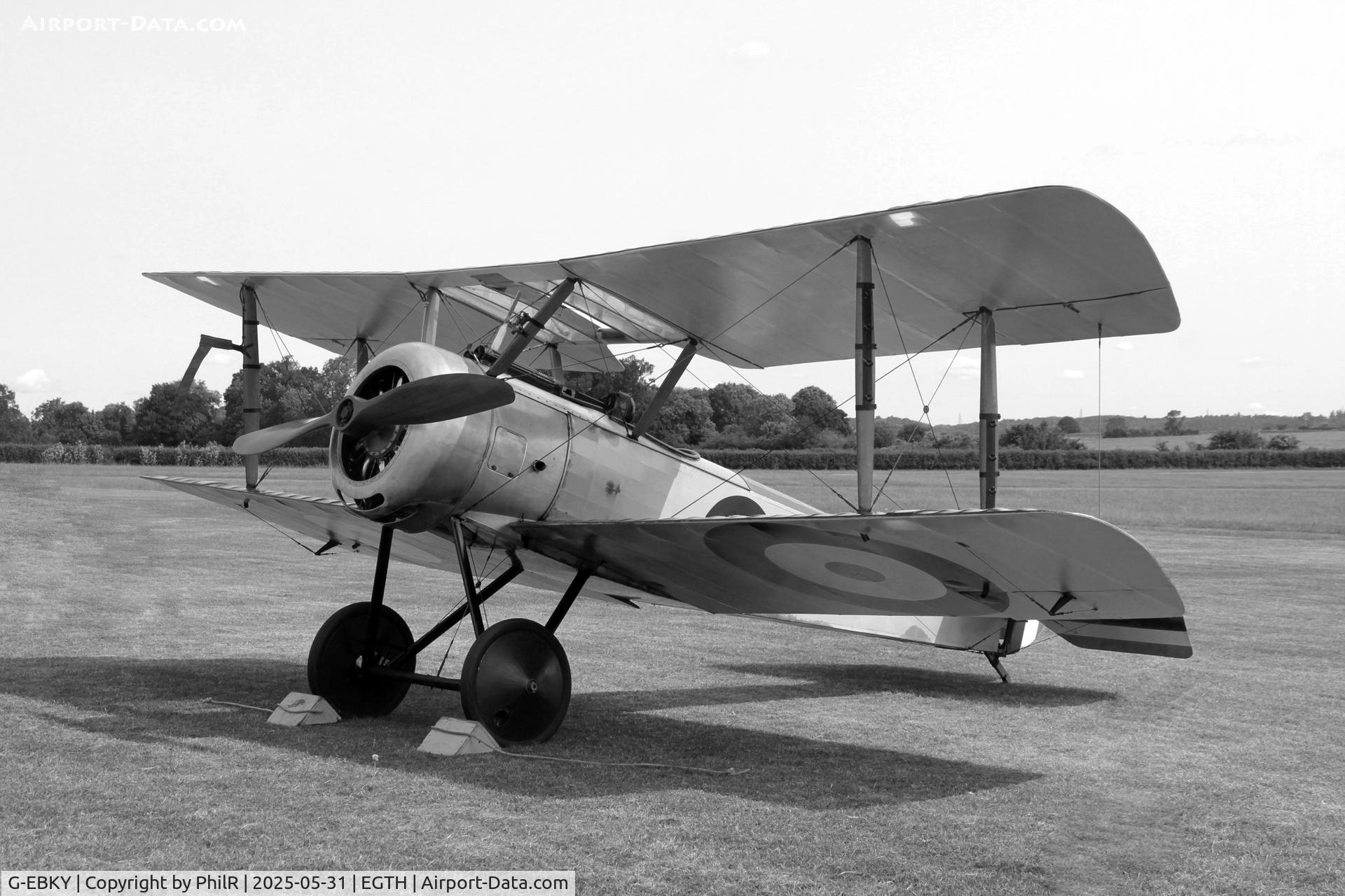 G-EBKY, 1920 Sopwith Pup C/N W/O 3004/14, 9917 (G-EBKY) 1916 Sopwith Pup RFC Military Day Old Warden