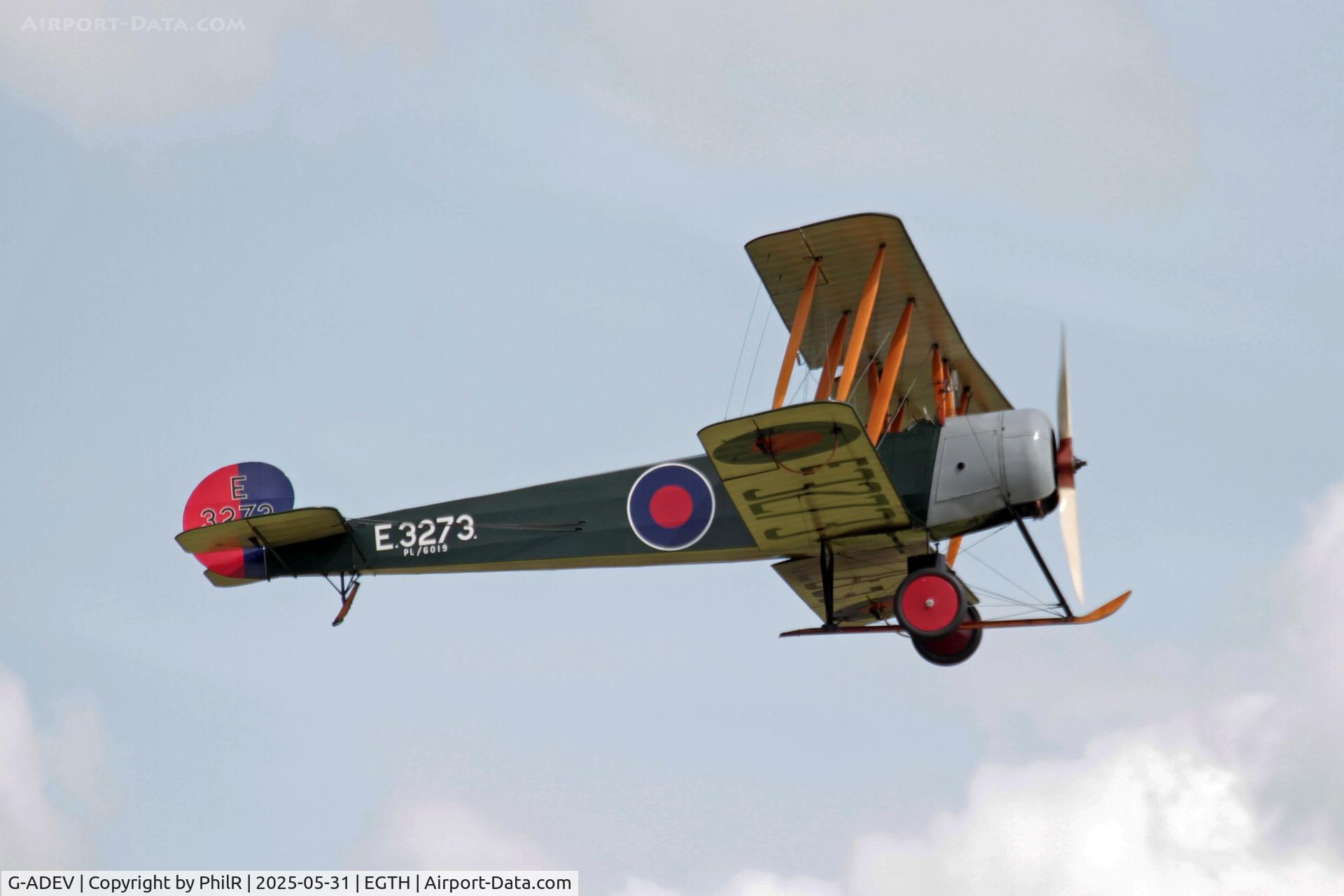 G-ADEV, 1918 Avro 504K C/N R3/LE/61400, 'E3273' (H5199, G-ADEV, BK892) 1918 Avro 504K  Military Day Old Warden