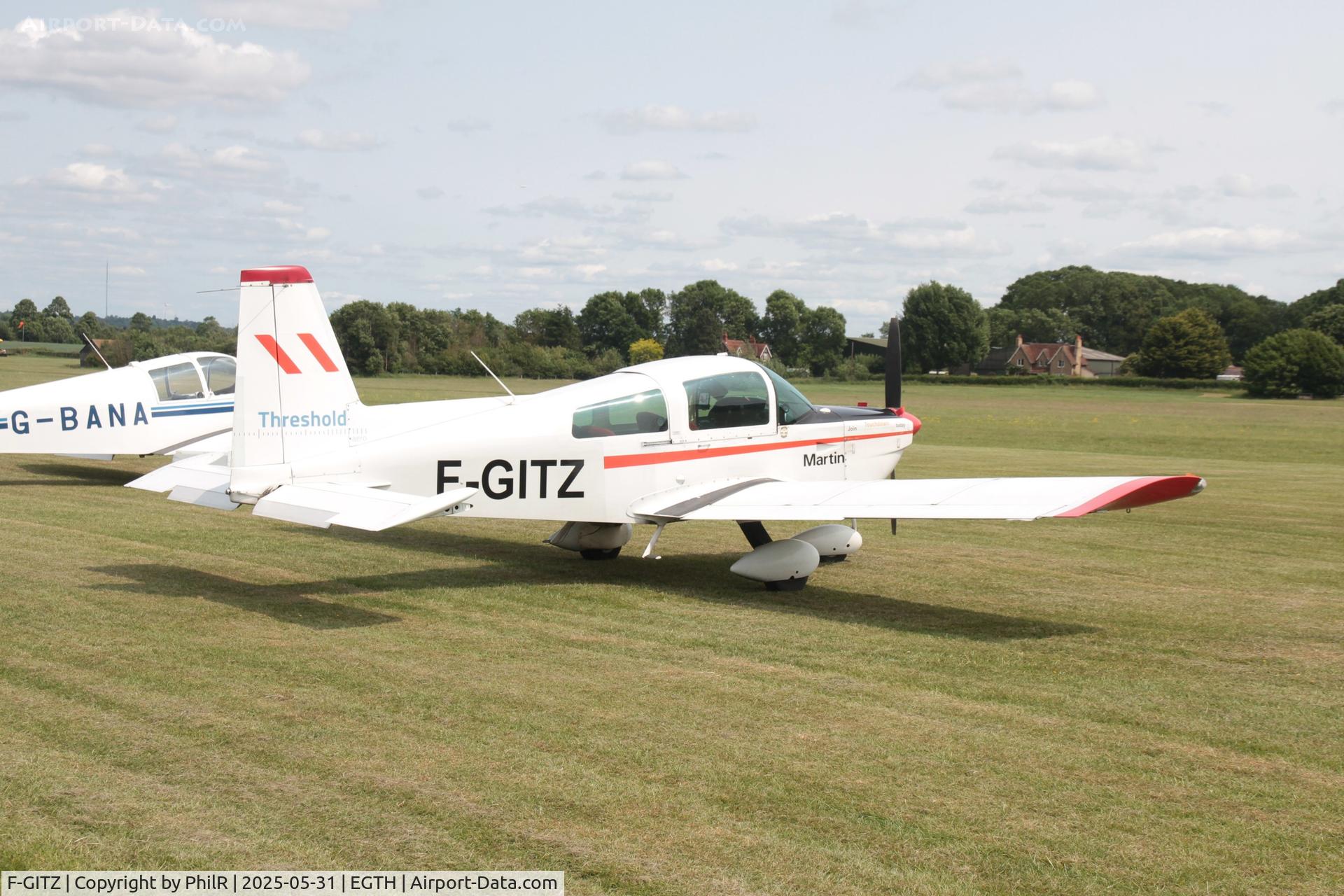 F-GITZ, Grumman American AG-5B Tiger C/N 10140, F-GITZ American General AG-5B Tiger Military Day Old Warden