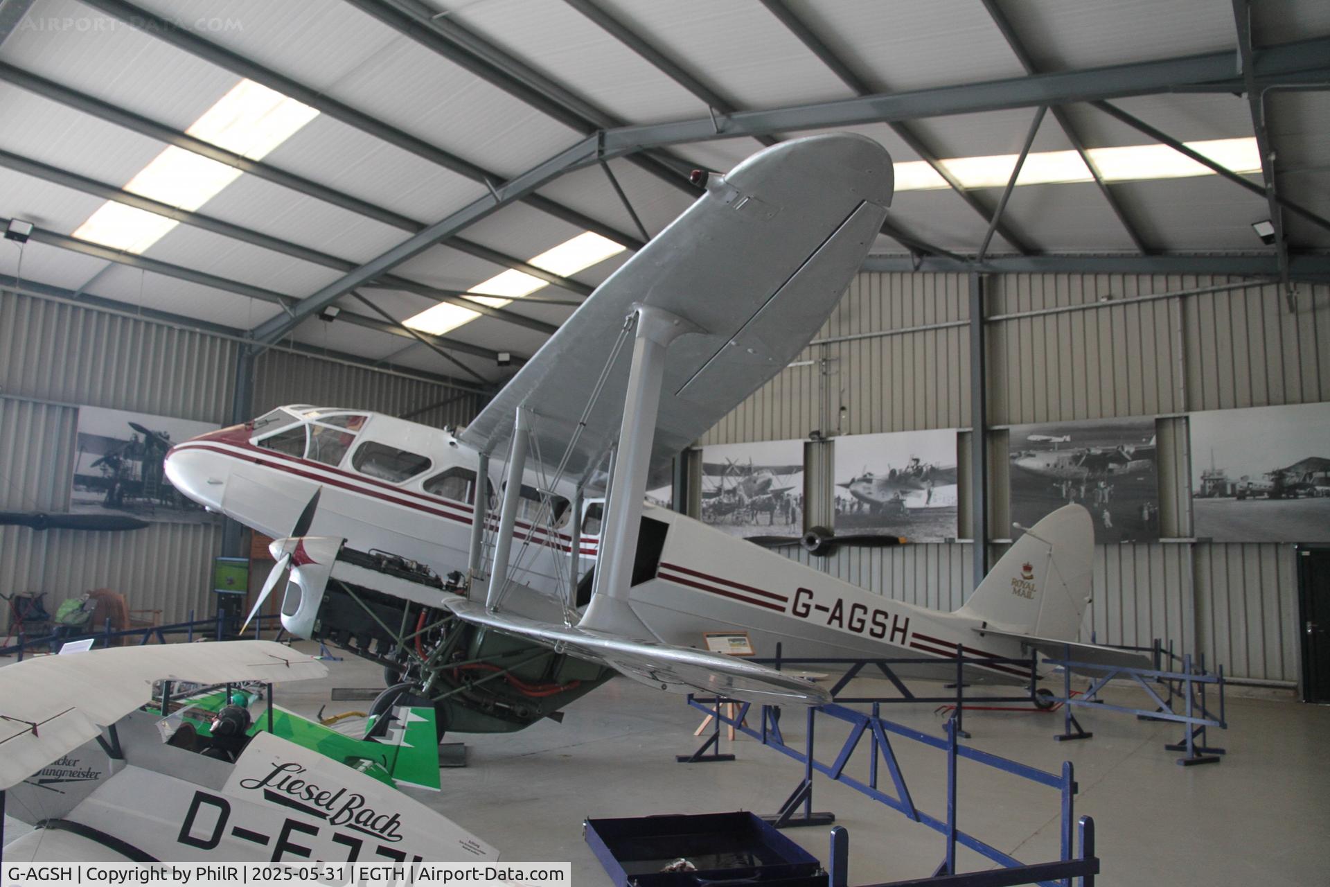 G-AGSH, 1945 De Havilland DH-89A Dominie/Dragon Rapide C/N 6884, G-AGSH (NR808) 1945 DH.89A Dragon Rapide 6 Military Day Old Warden
