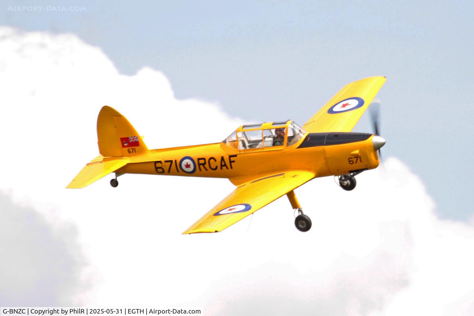G-BNZC, 1952 De Havilland DHC-1 Chipmunk 22 C/N C1/0778, G-BNZC (RCAF 671) 1952 DHC-1 Chipmunk 22 Military Day Old Warden 31.05.25