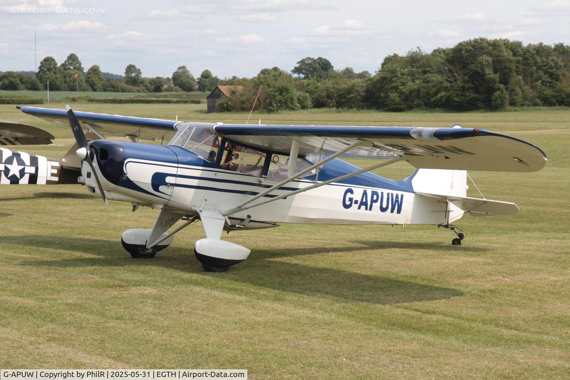 G-APUW, 1959 Auster J-5V Autocar C/N 3273, G-APUW 1959 Auster J5V Series 160 Autocar Military Day Old Warden