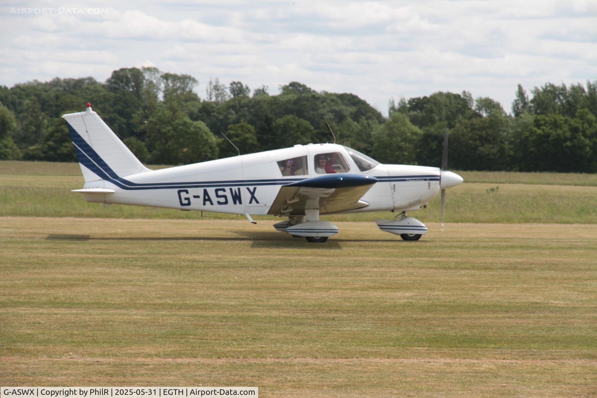 G-ASWX, 1964 Piper PA-28-180 Cherokee C/N 28-1932, G-ASWX 1964 Piper PA-28-180 Cherokee Military Day Old Warden