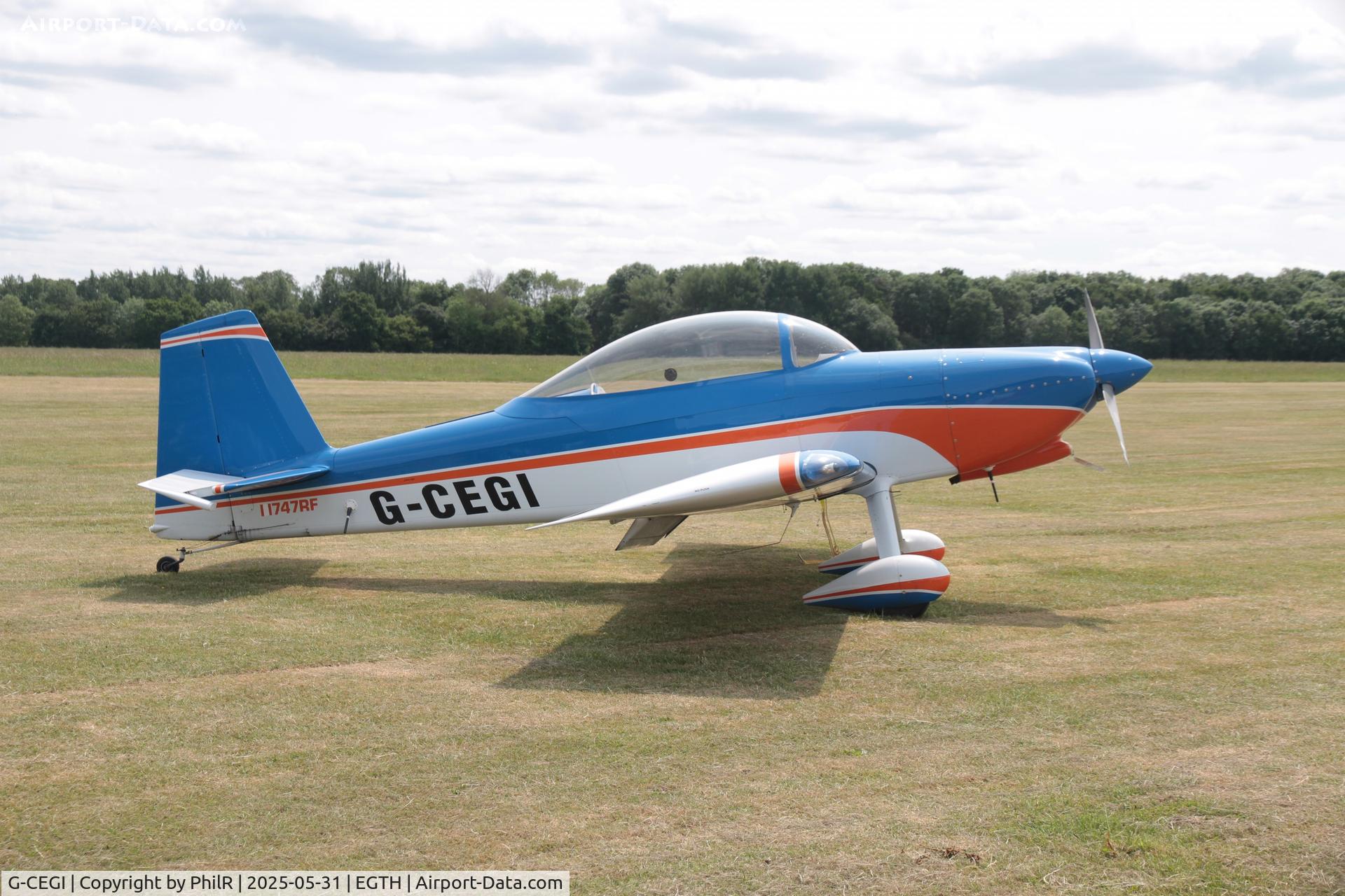 G-CEGI, 2003 Van's RV-8 C/N 81480, G-CEGI 2003 VANS RV-8 Military Day Old Warden