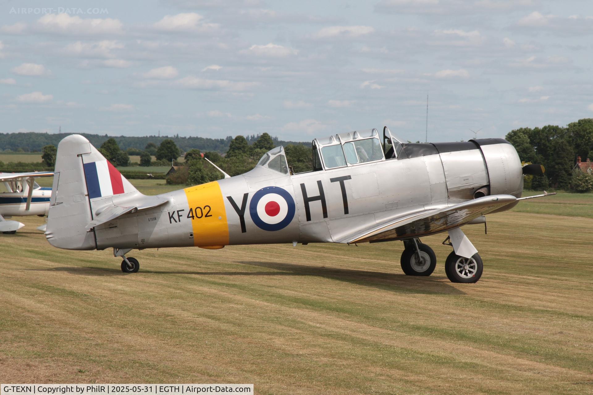 G-TEXN, 1959 North American T-6G Texan C/N 168-176, KF402 (G-TEXN) 1950 North American T-6G Texan Military Day Old Warden