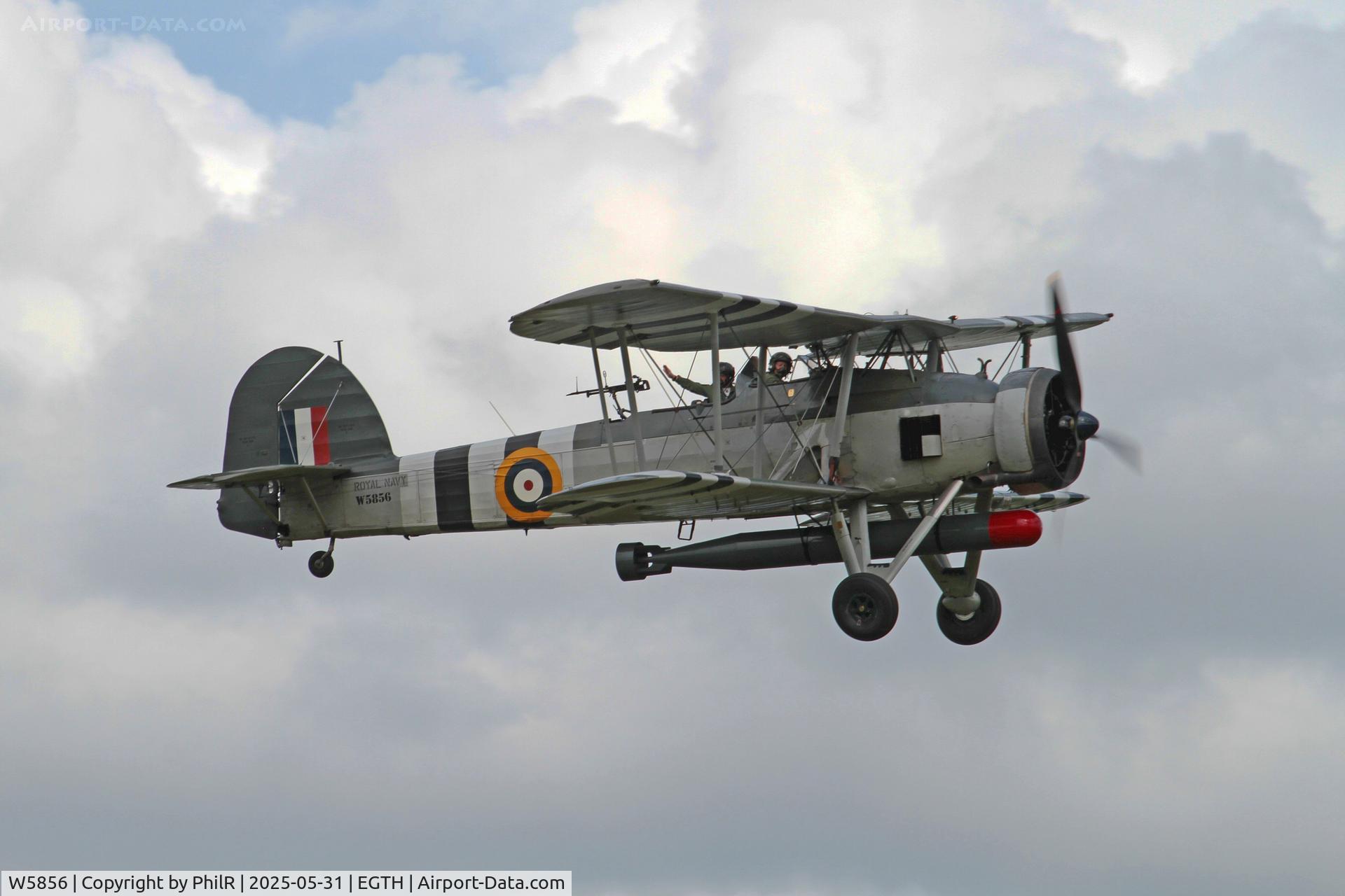 W5856, 1941 Fairey Swordfish 1 C/N B3593, W5856 1941 Fairey Swordfish Mk I Navy Wings Military Day Old Warden 