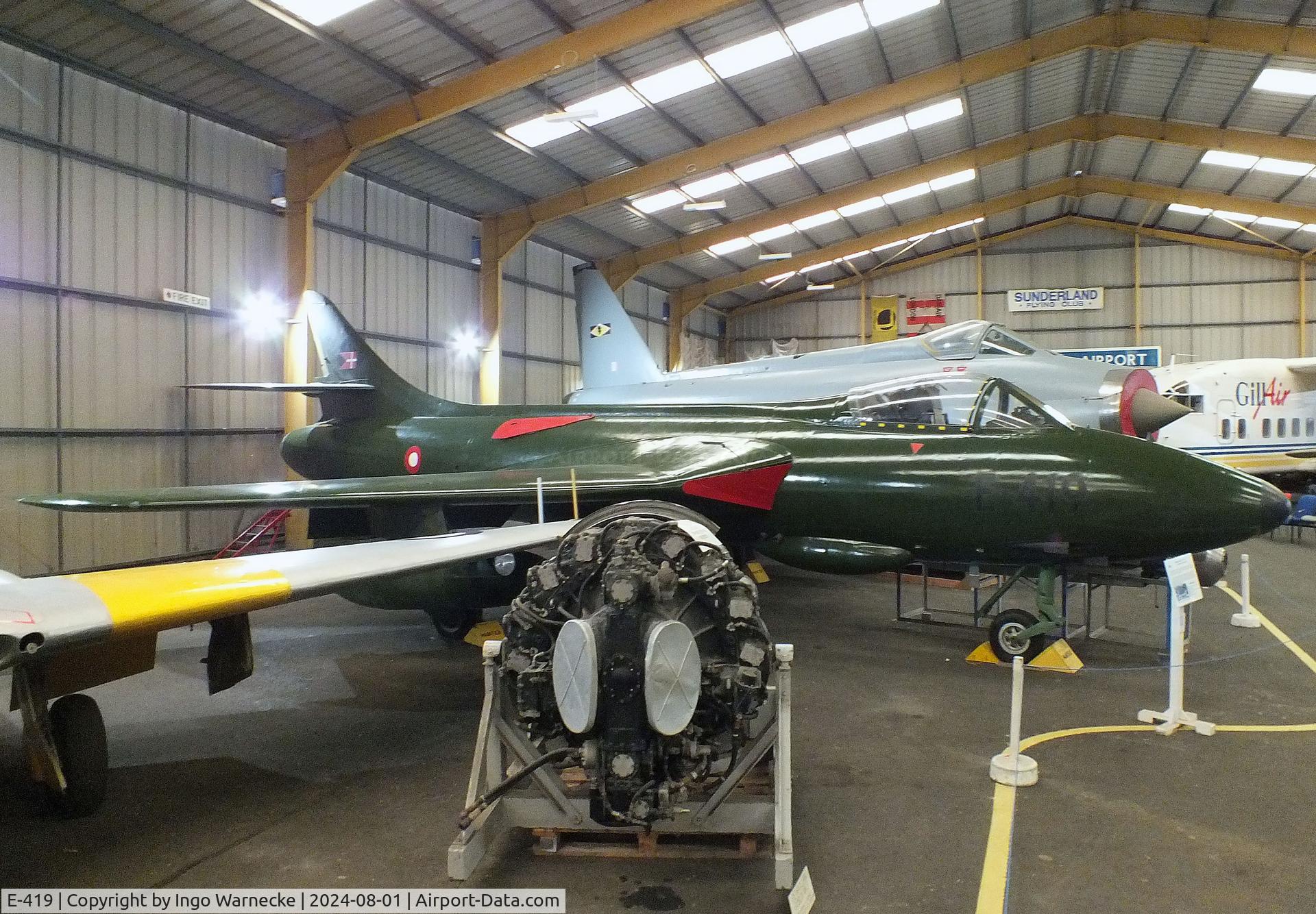 E-419, Hawker Hunter F.51 C/N 41H-680278, Hawker Hunter F51 at the NELSAM, Sunderland