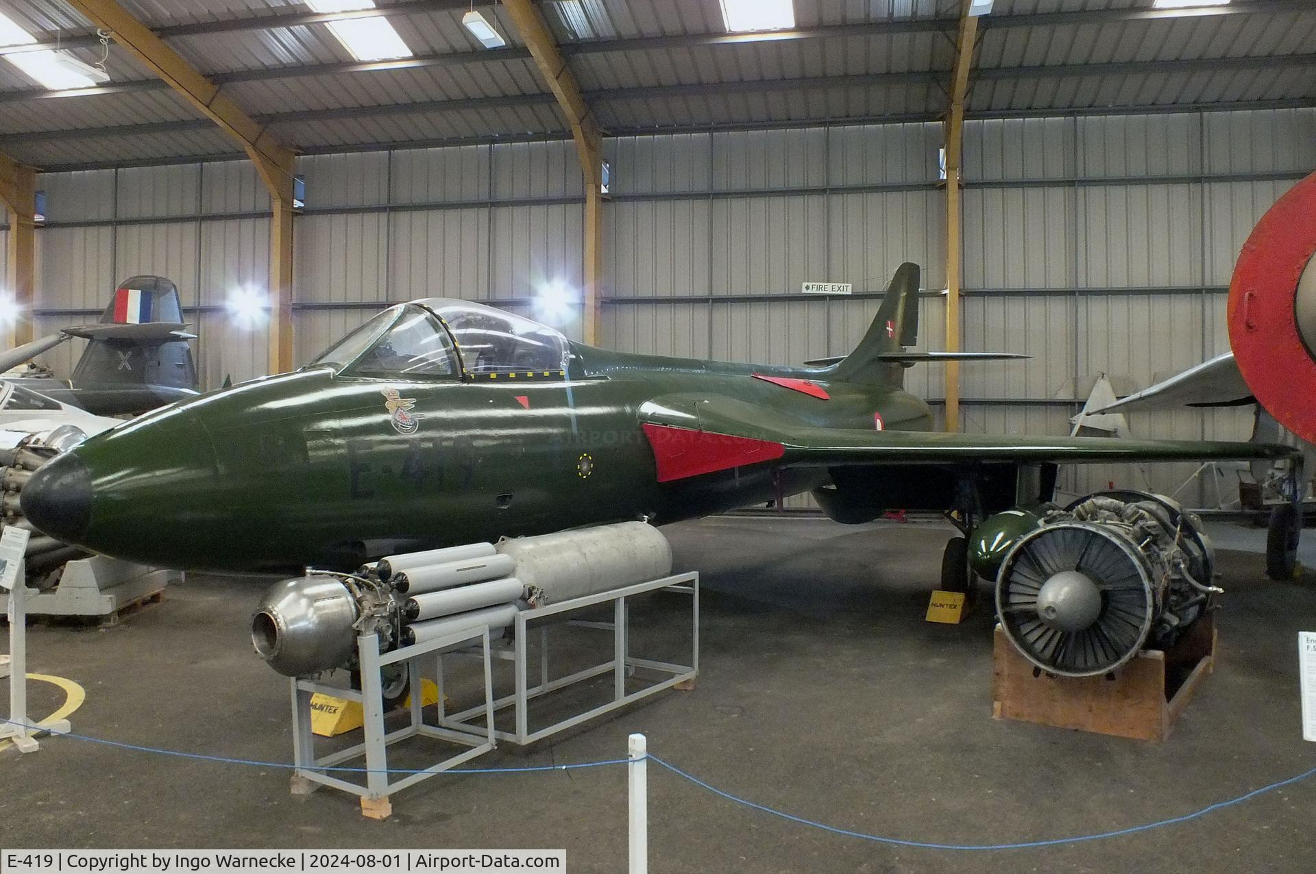 E-419, Hawker Hunter F.51 C/N 41H-680278, Hawker Hunter F51 at the NELSAM, Sunderland